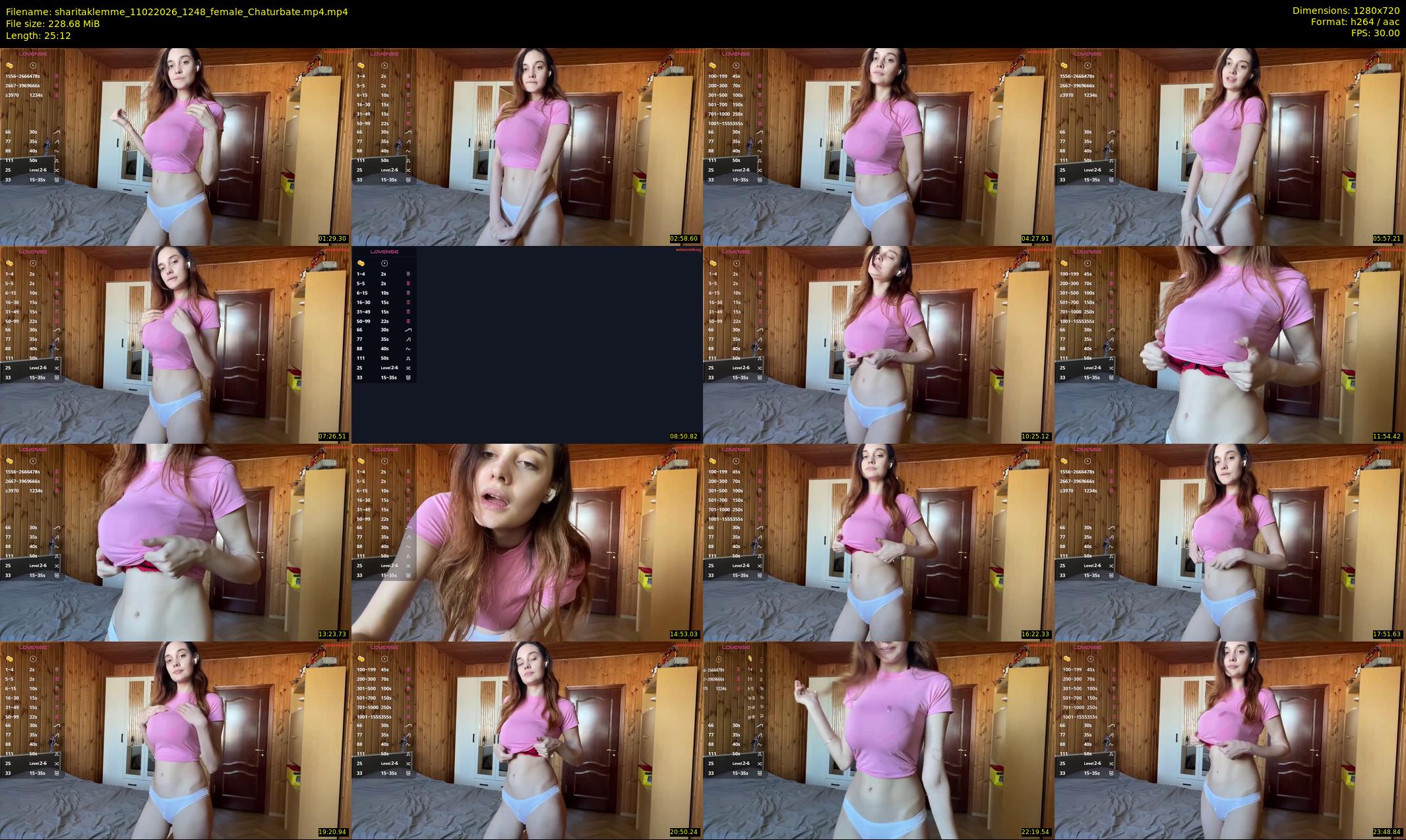 sharitaklemme — 26 minute Chaturbate female cam show recording, 720p, Feb 11, 2026