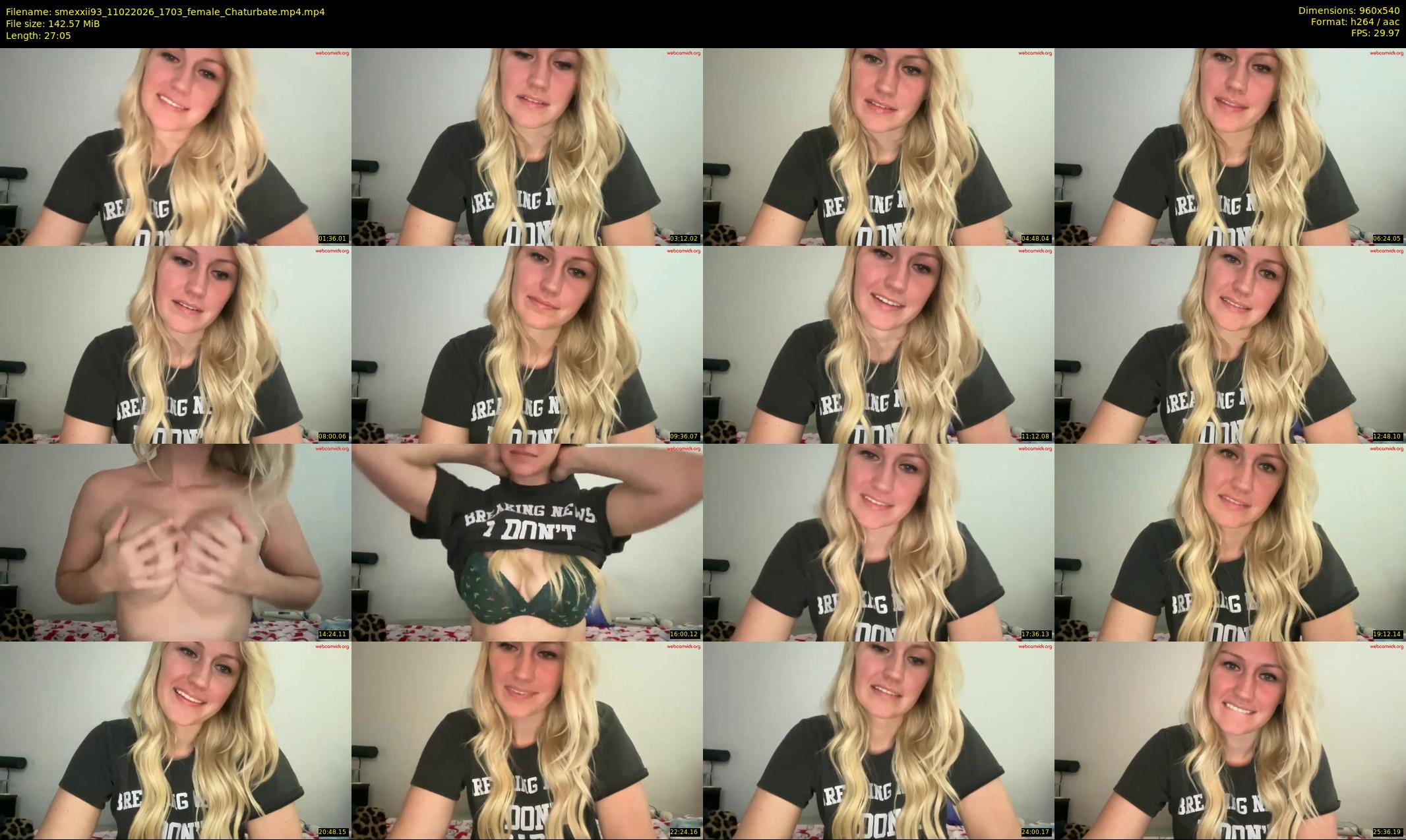 smexxii93 — 28 minute Chaturbate female cam show recording, 480p, Feb 11, 2026