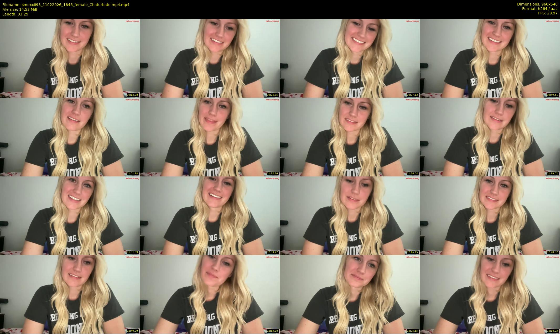 smexxii93 — 4 minute Chaturbate female cam show recording, 480p, Feb 11, 2026