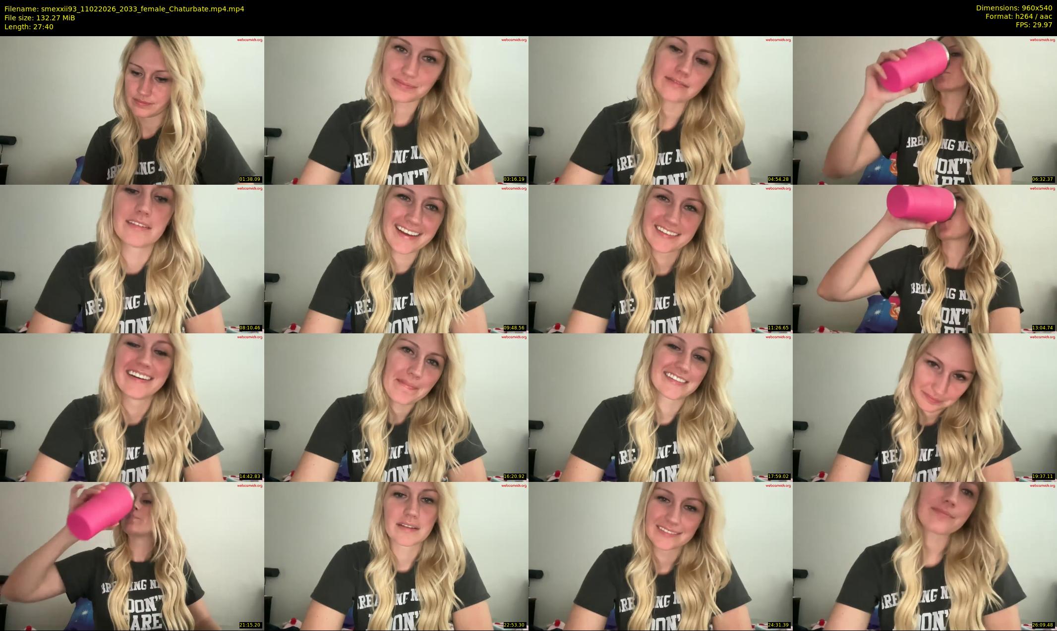 smexxii93 — 28 minute Chaturbate female cam show recording, 480p, Feb 11, 2026