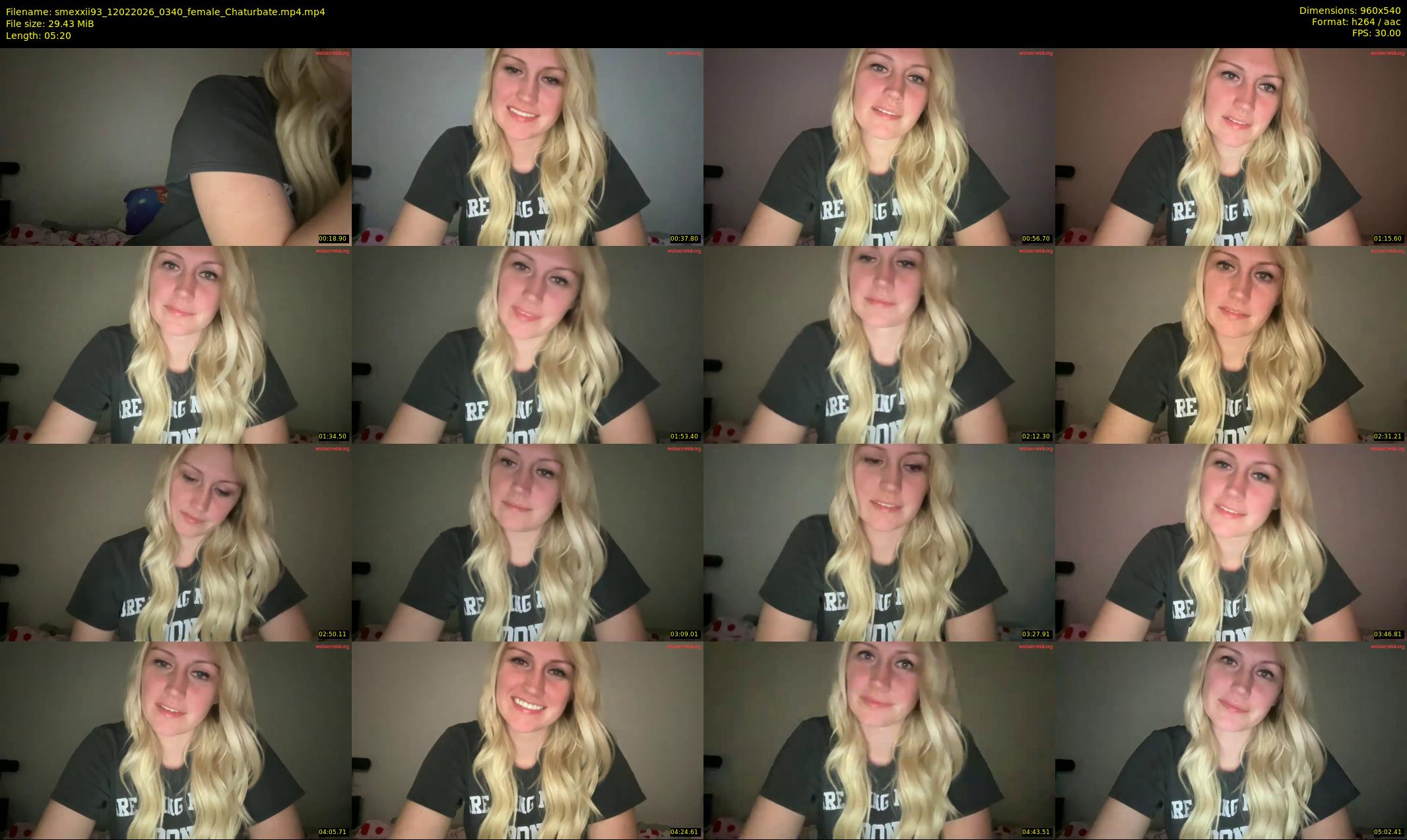smexxii93 — 6 minute Chaturbate female cam show recording, 480p, Feb 12, 2026