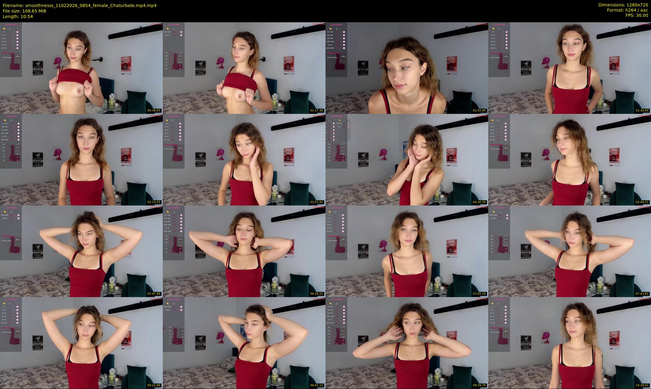 smoothnesss — 11 minute Chaturbate female cam show recording, 720p, Feb 11, 2026
