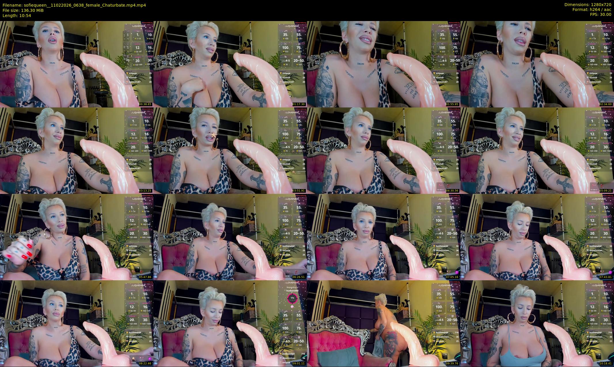 sofiequeen_ — 11 minute Chaturbate female cam show recording, 720p, Feb 11, 2026