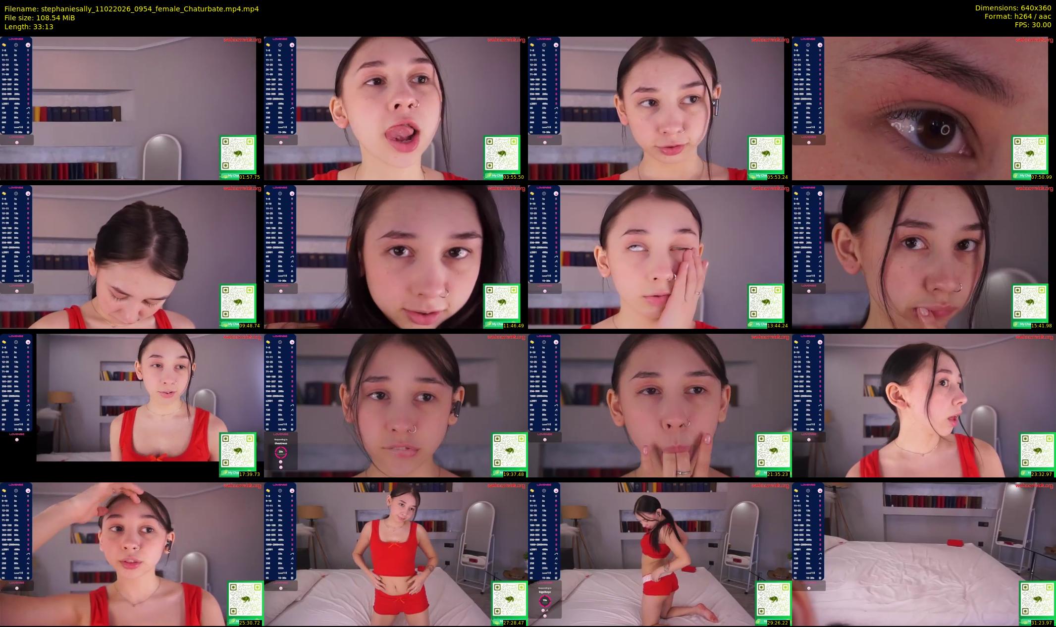 stephaniesally — 34 minute Chaturbate female cam show recording, 360p, Feb 11, 2026