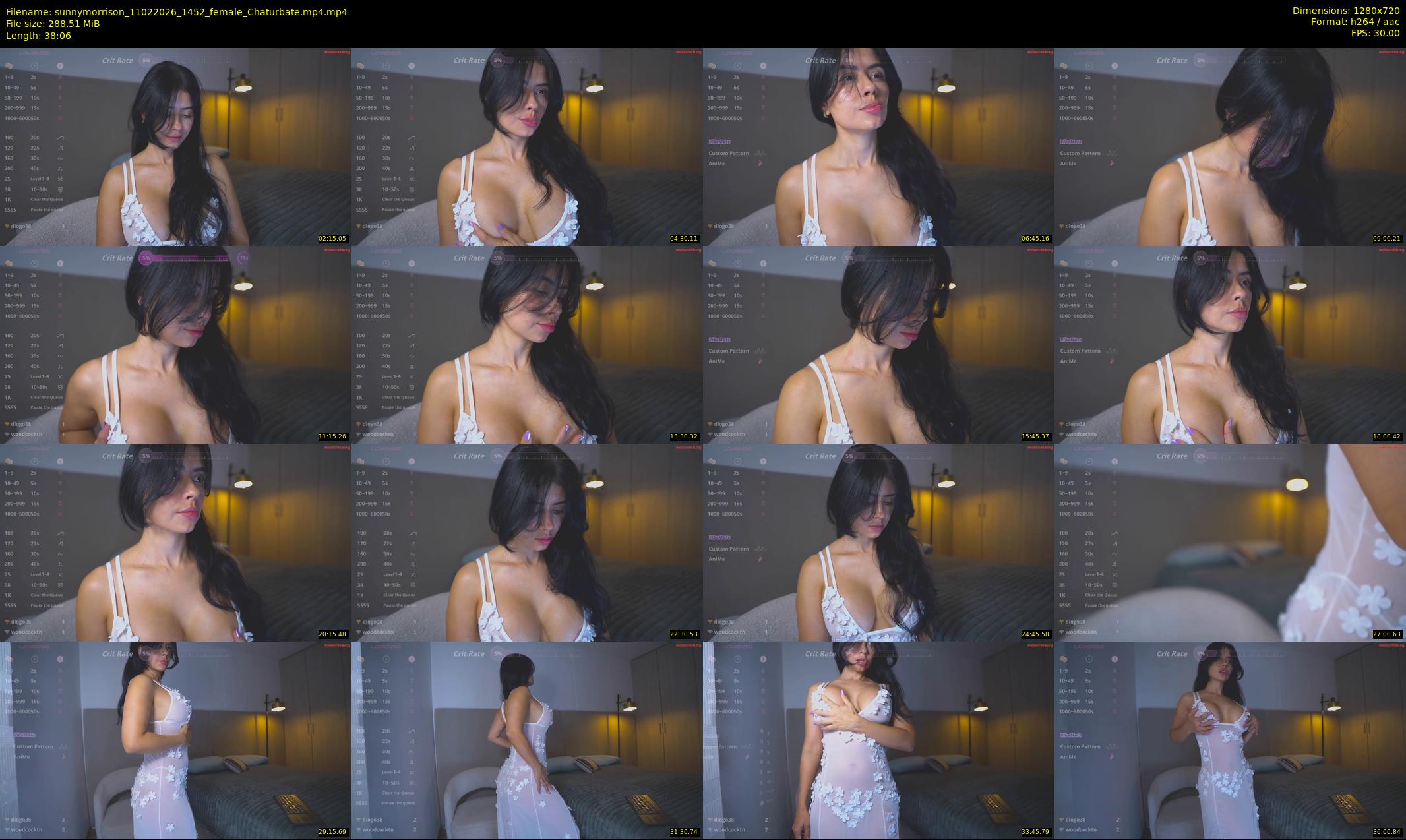 sunnymorrison — 39 minute Chaturbate female cam show recording, 720p, Feb 11, 2026