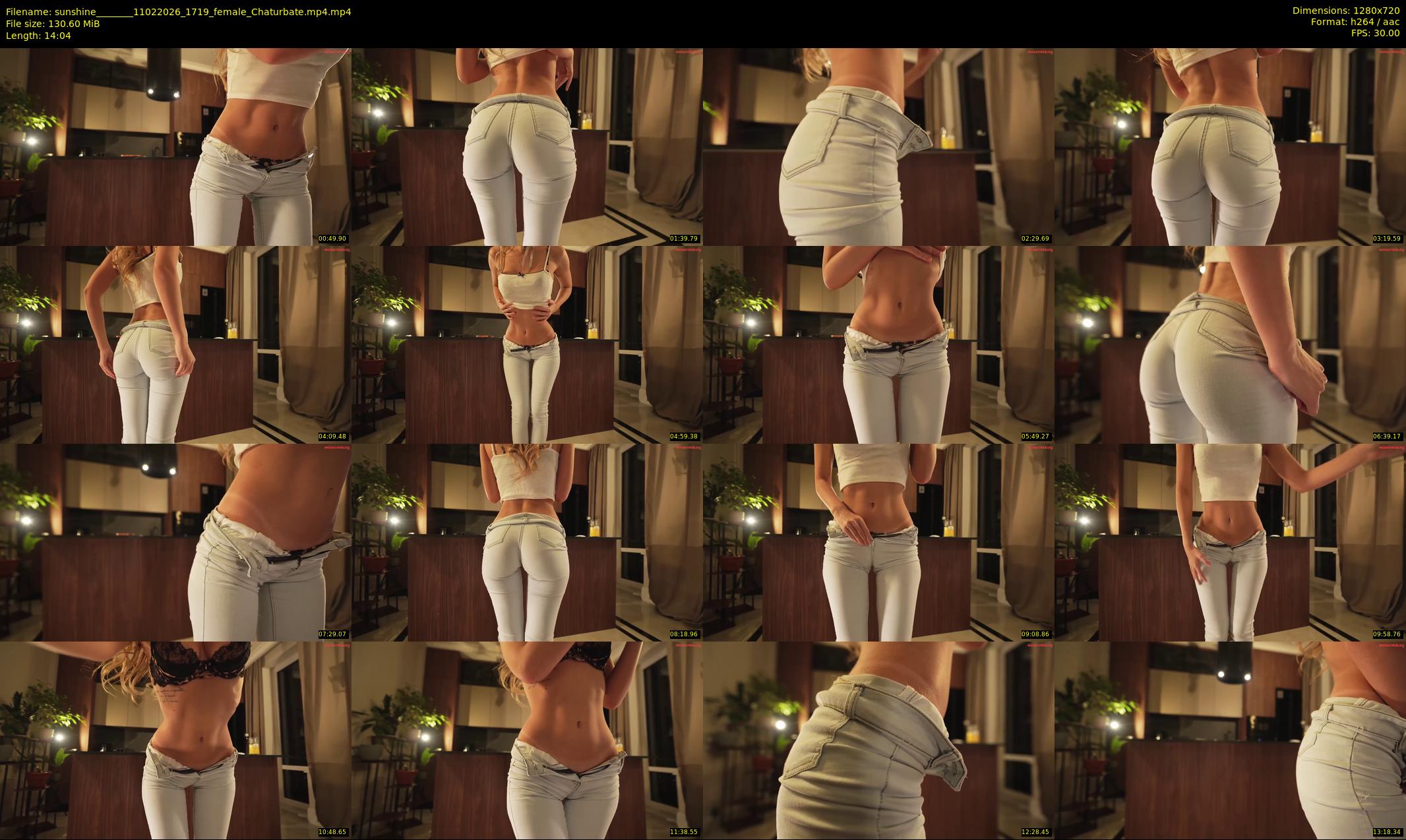 sunshine_______ — 15 minute Chaturbate female cam show recording, 720p, Feb 11, 2026