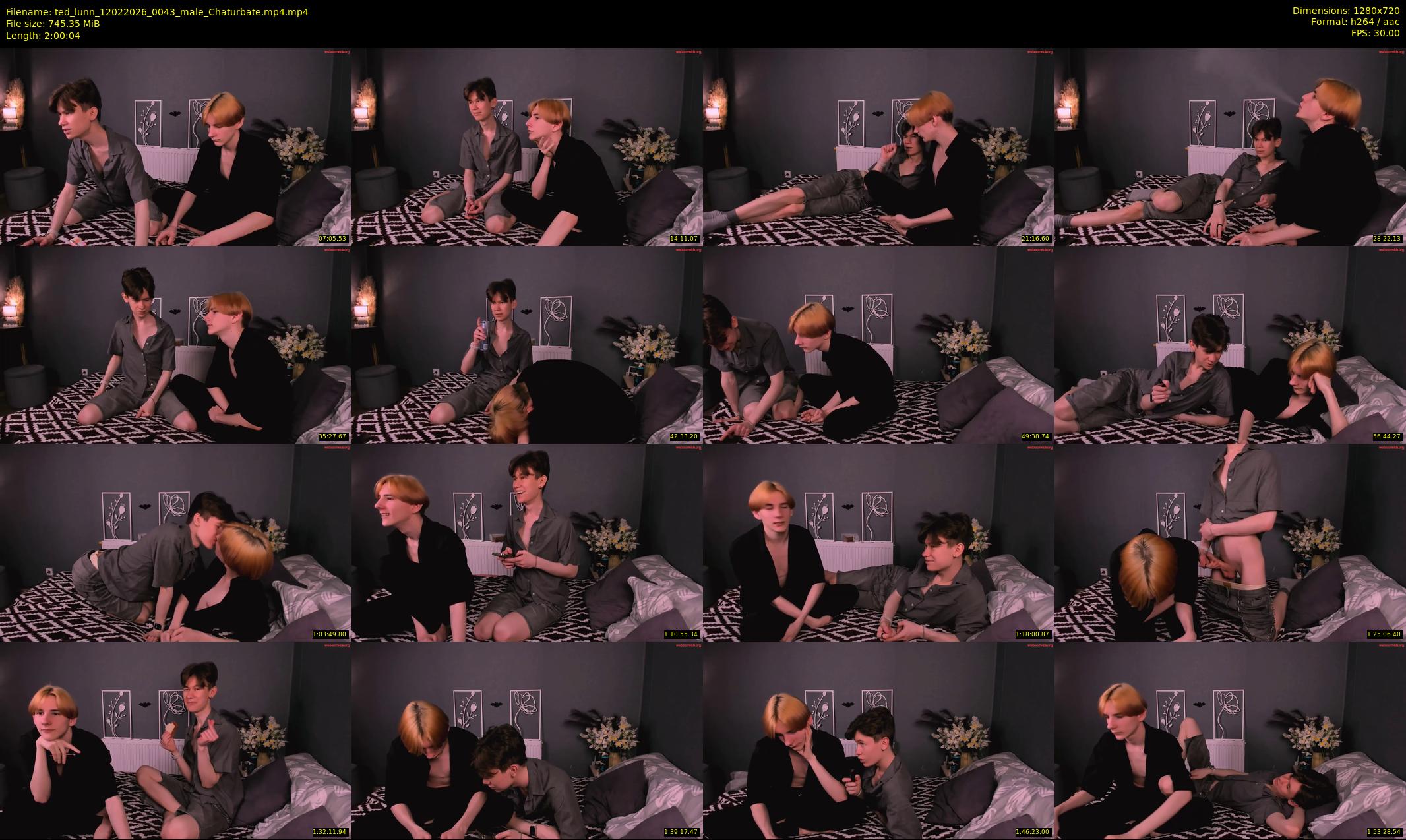 ted_lunn — 121 minute Chaturbate male cam show recording, 720p, Feb 12, 2026