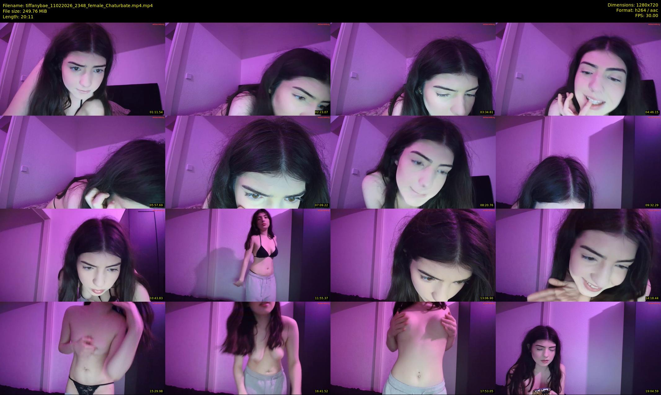 tiffanybae — 21 minute Chaturbate female cam show recording, 720p, Feb 11, 2026