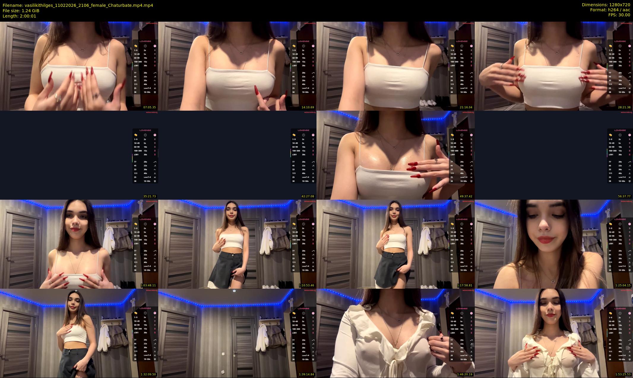 vasilikithilges — 121 minute Chaturbate female cam show recording, 720p, Feb 11, 2026