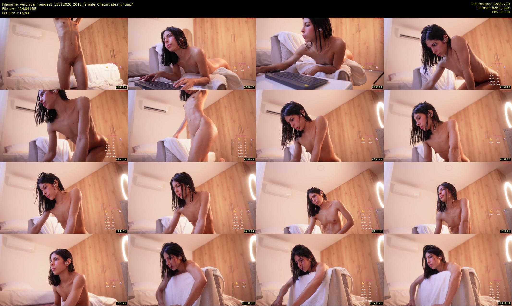 veronica_mendez1 — 75 minute Chaturbate female cam show recording, 720p, Feb 11, 2026