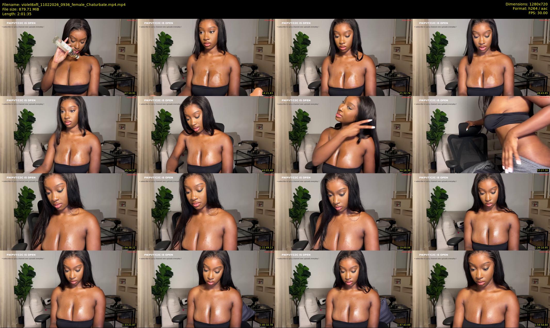 violet6xft — 122 minute Chaturbate female cam show recording, 720p, Feb 11, 2026