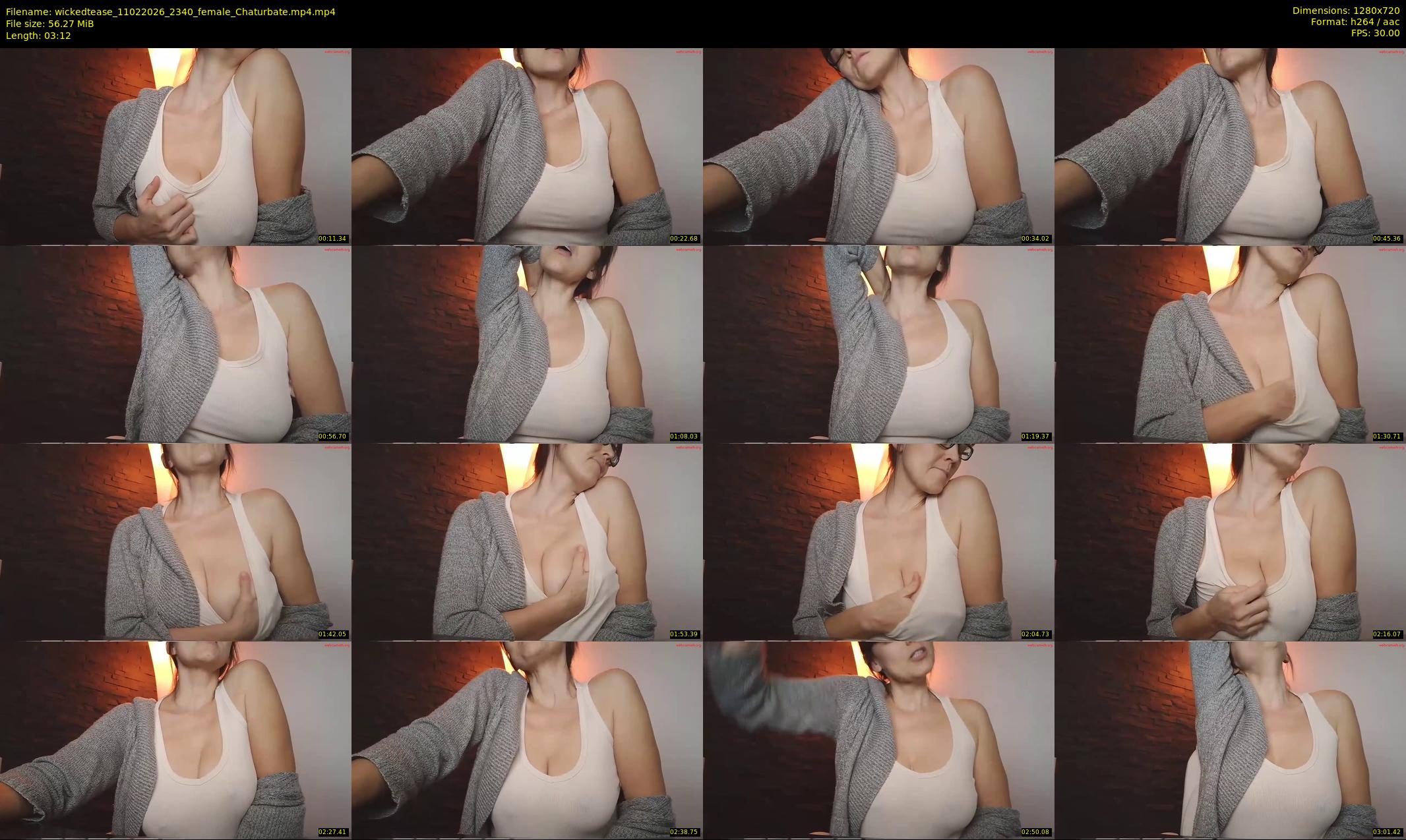 wickedtease — 4 minute Chaturbate female cam show recording, 720p, Feb 11, 2026