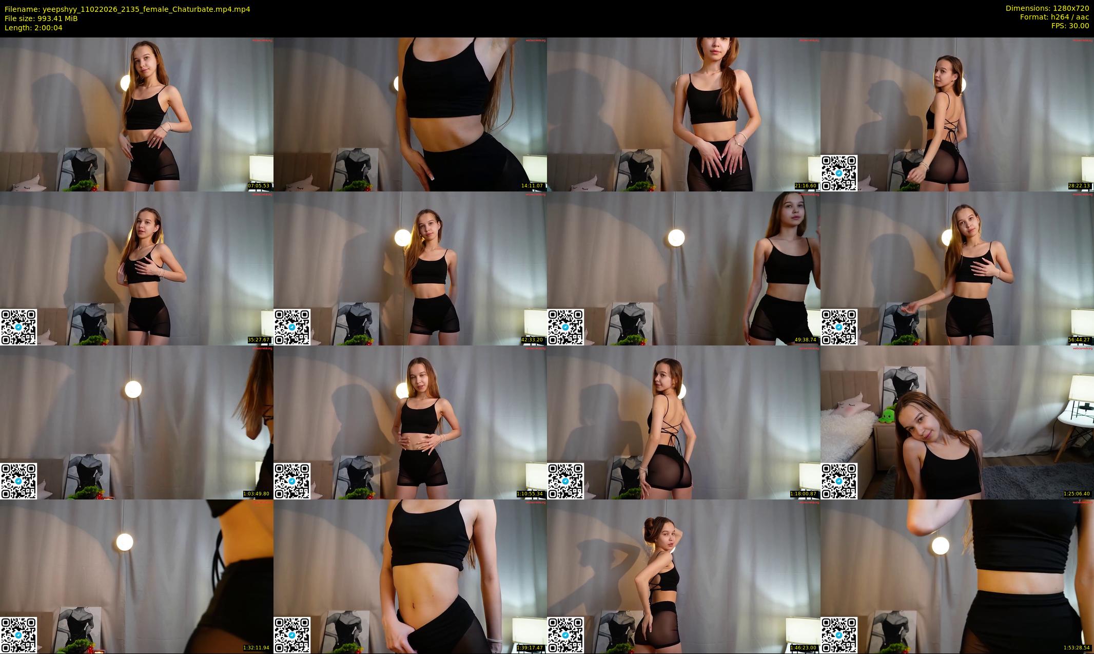 yeepshyy — 121 minute Chaturbate female cam show recording, 720p, Feb 11, 2026