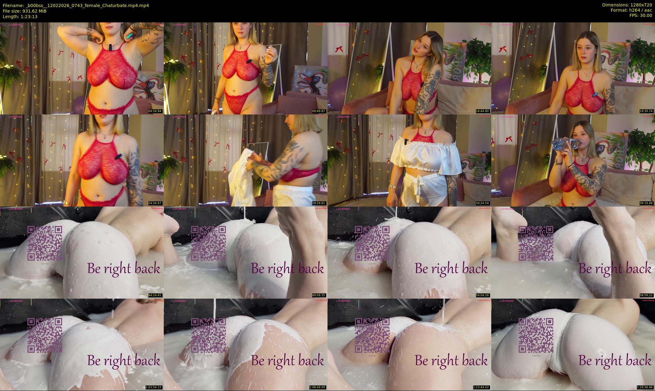 _b00bss_ — 84 minute Chaturbate female cam show recording, 720p, Feb 12, 2026