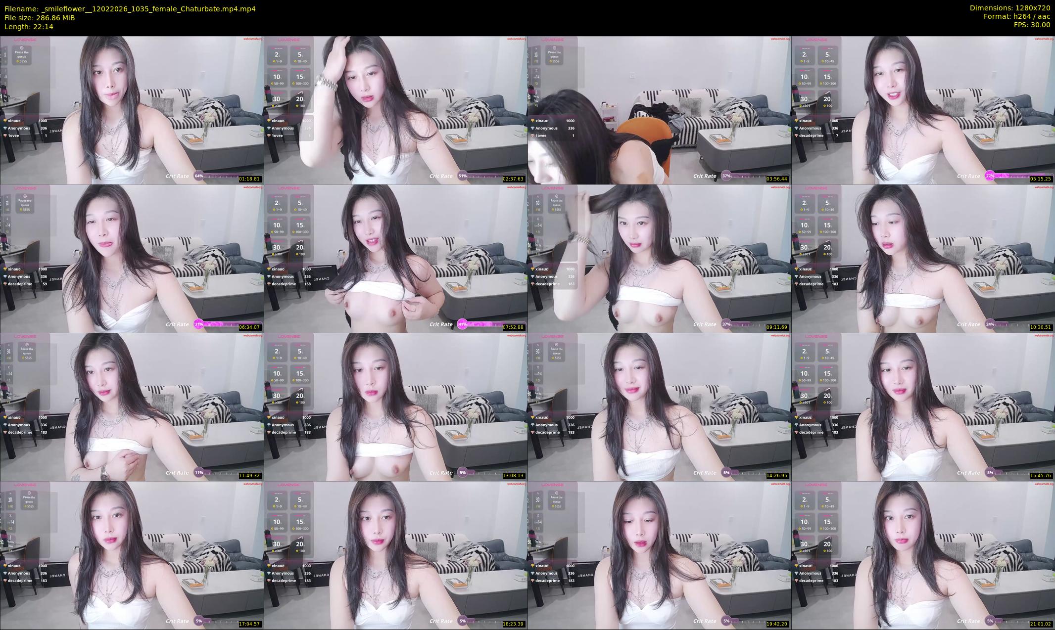 _smileflower_ — 23 minute Chaturbate female cam show recording, 720p, Feb 12, 2026