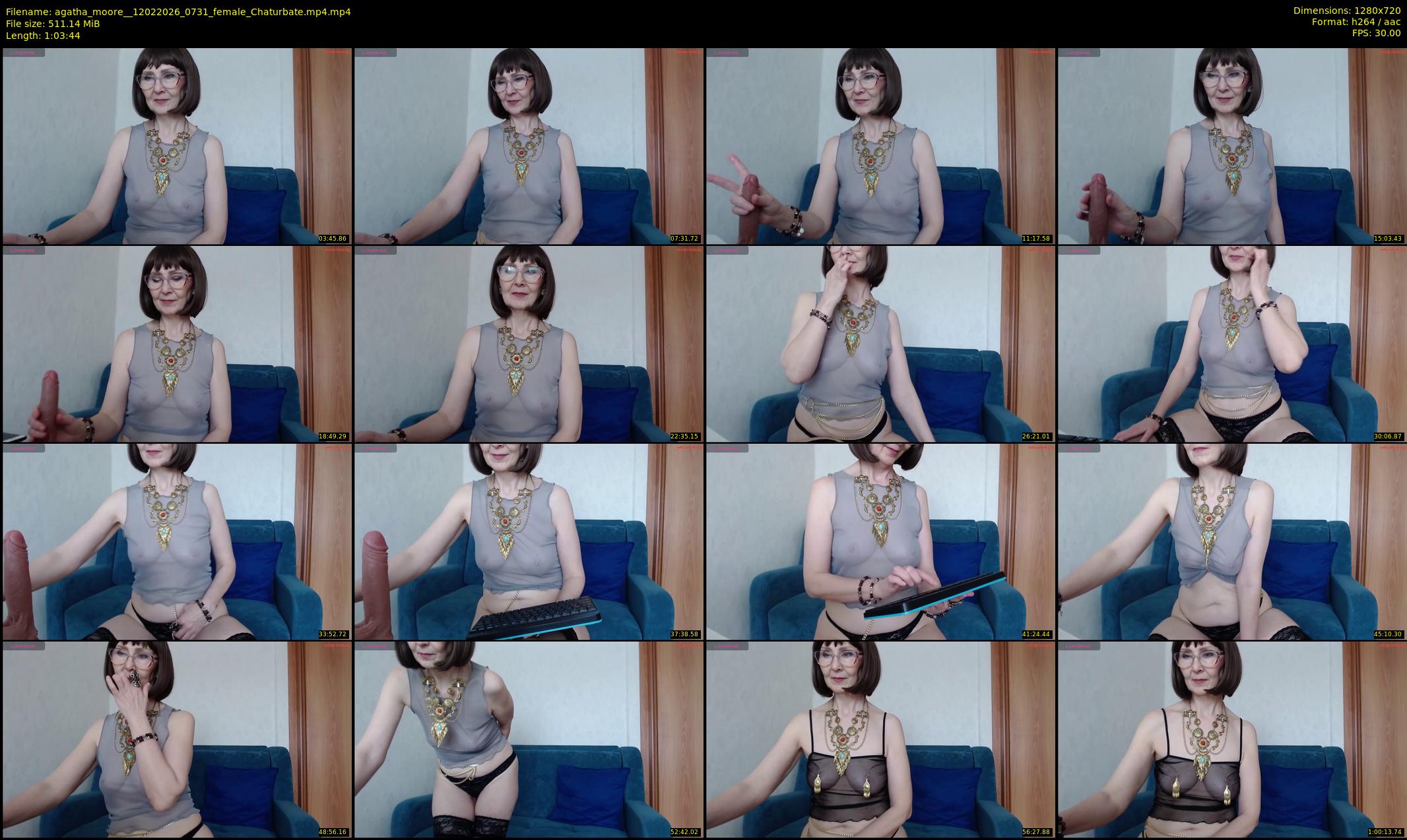 agatha_moore_ — 64 minute Chaturbate female cam show recording, 720p, Feb 12, 2026
