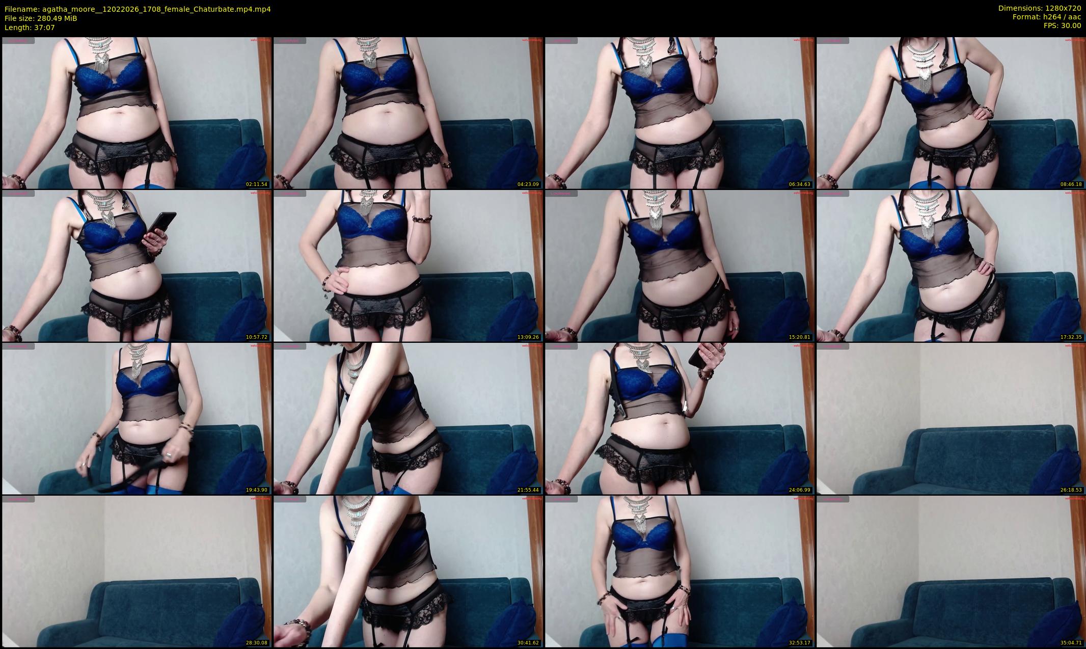 agatha_moore_ — 38 minute Chaturbate female cam show recording, 720p, Feb 12, 2026