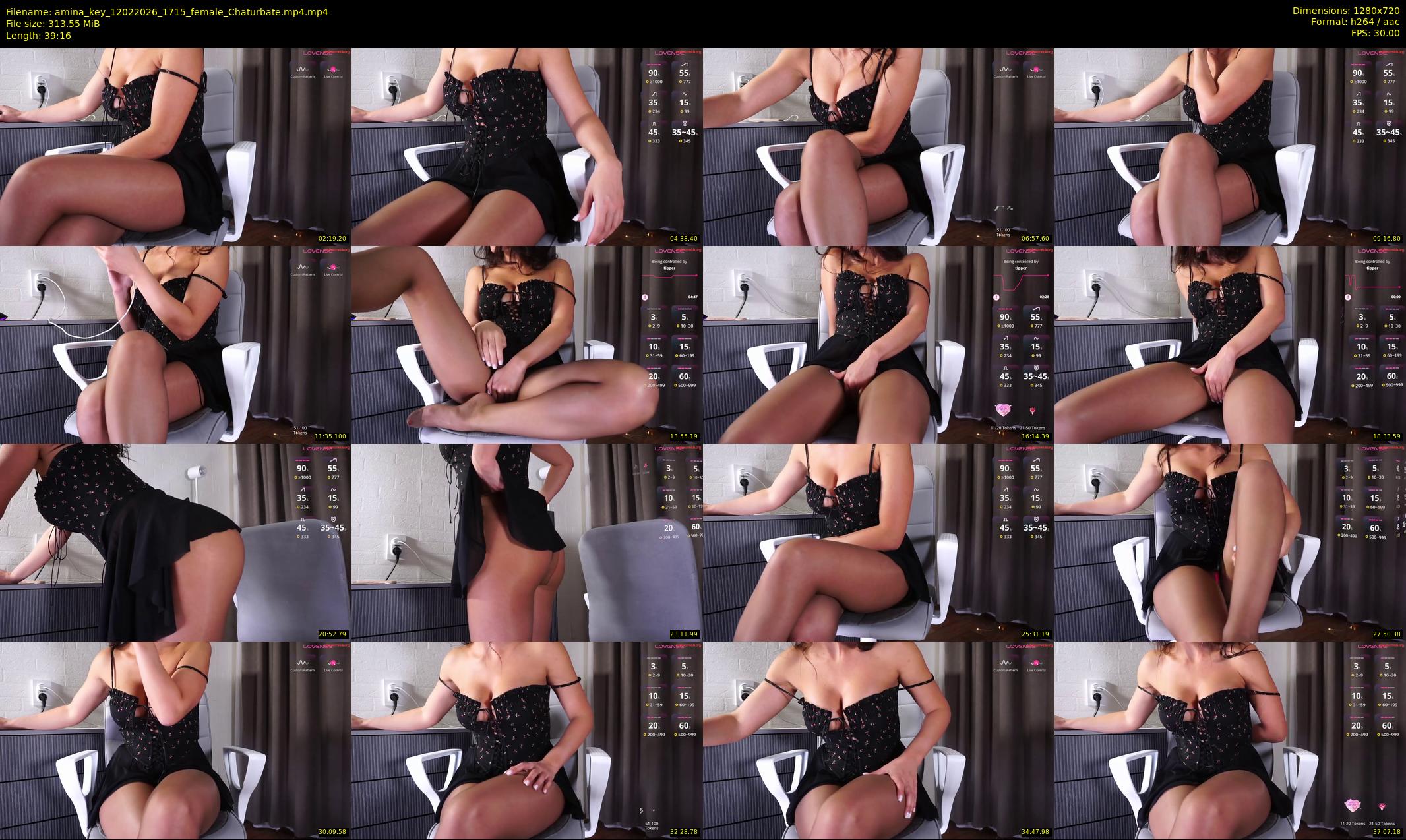 amina_key — 40 minute Chaturbate female cam show recording, 720p, Feb 12, 2026
