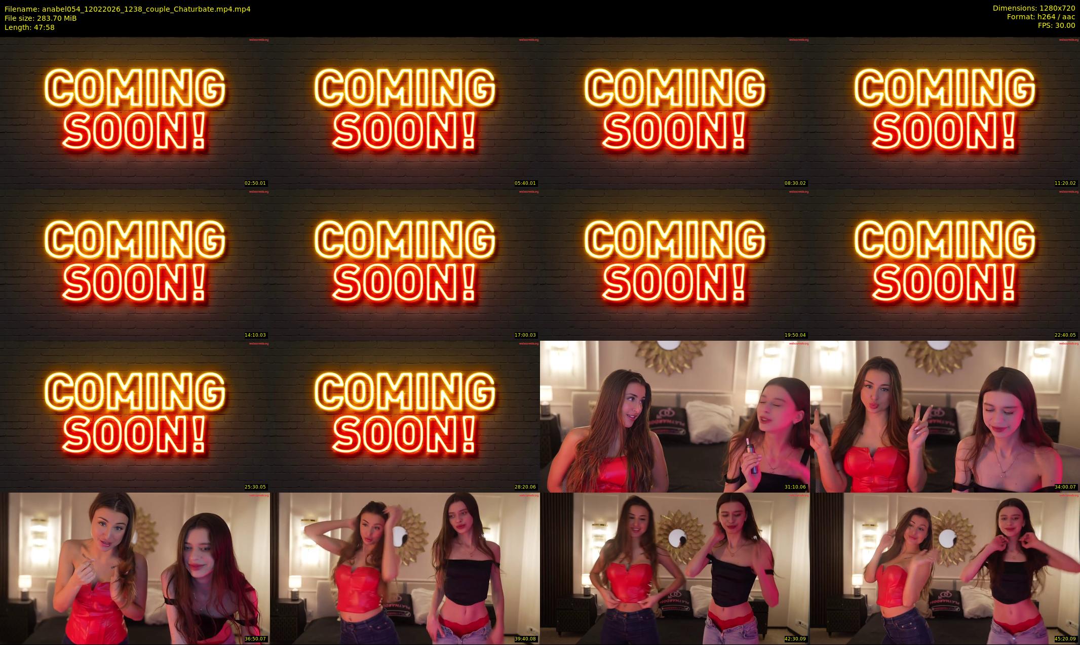 anabel054 — 48 minute Chaturbate female cam show recording, 720p, Feb 12, 2026