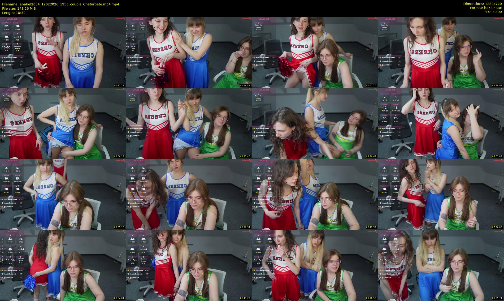 anabel2054 — 11 minute Chaturbate female cam show recording, 720p, Feb 12, 2026