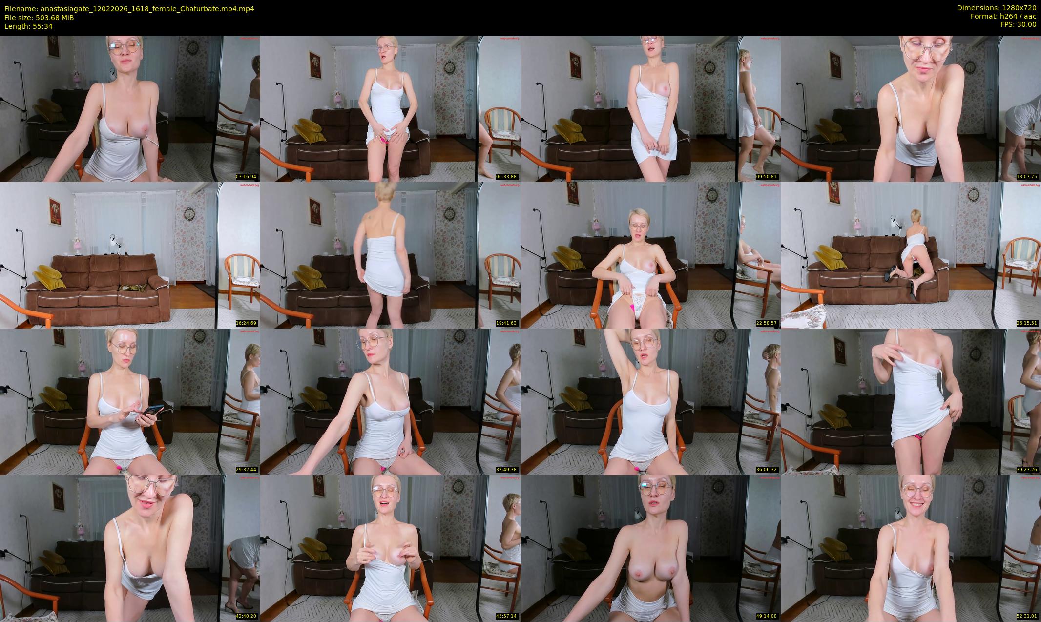 anastasiagate — 56 minute Chaturbate female cam show recording, 720p, Feb 12, 2026