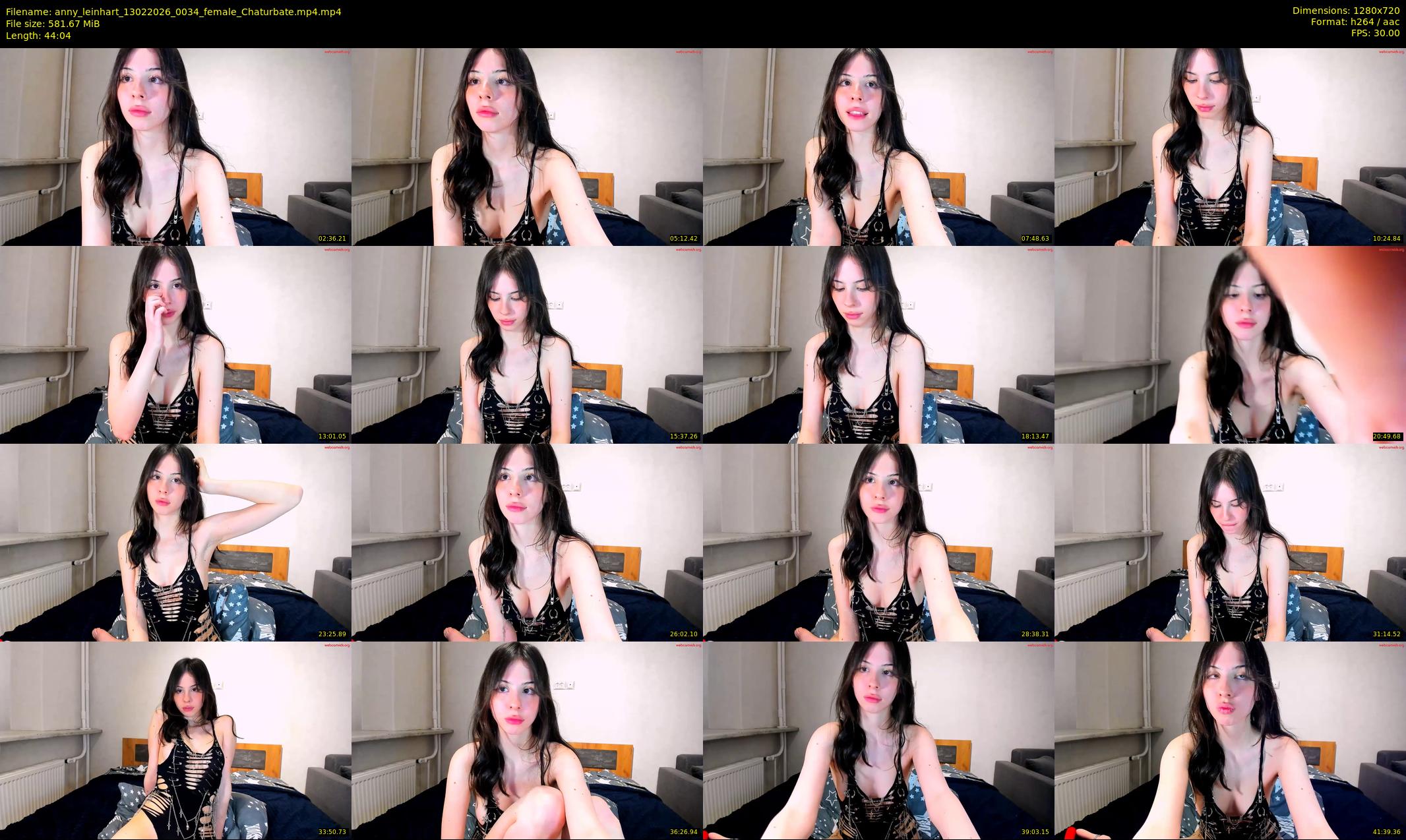 anny_leinhart — 45 minute Chaturbate female cam show recording, 720p, Feb 13, 2026
