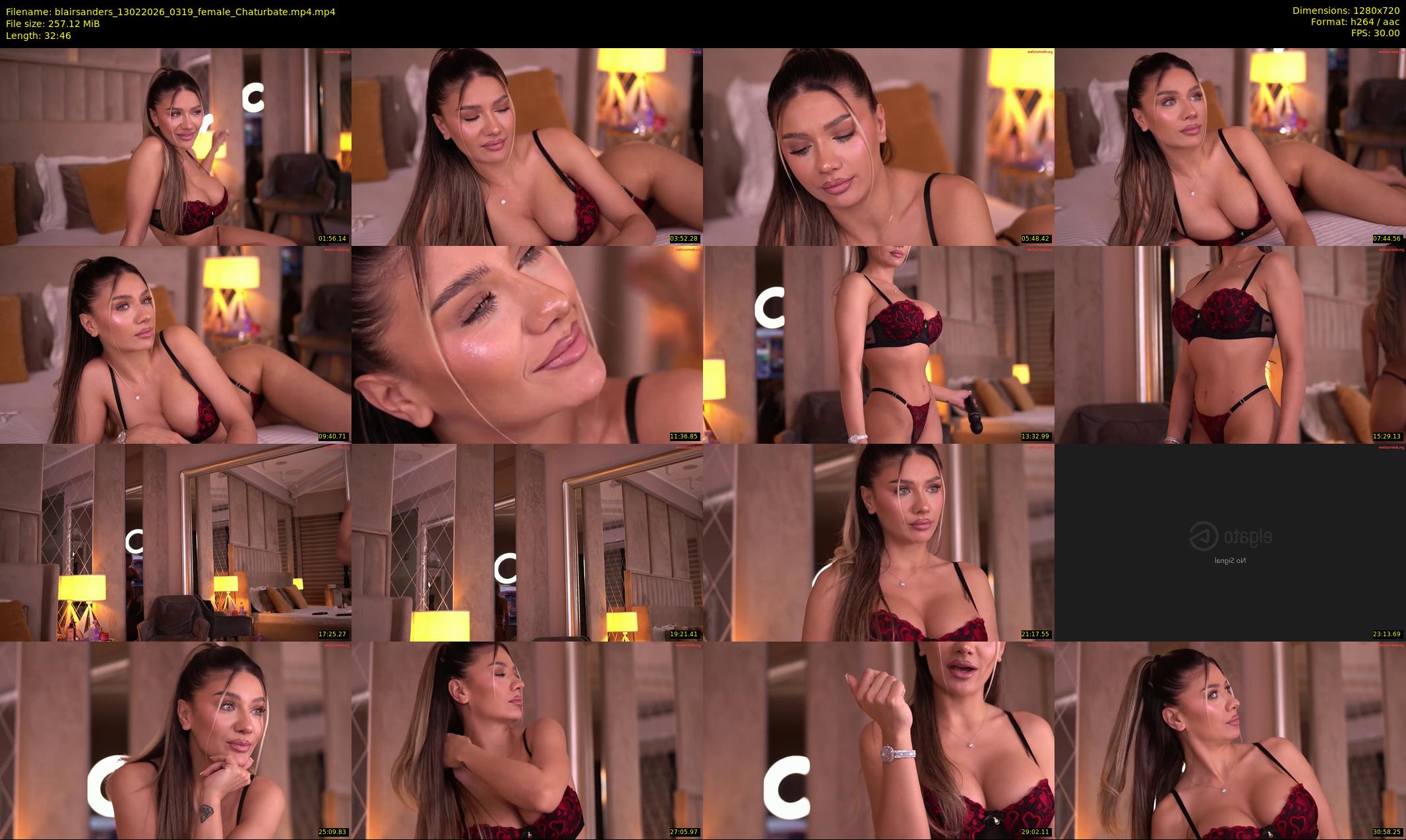 blairsanders — 33 minute Chaturbate female cam show recording, 720p, Feb 13, 2026