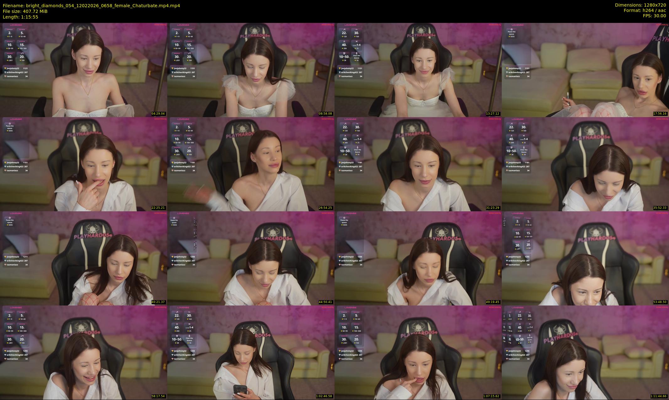 bright_diamonds_054 — 76 minute Chaturbate couple cam show recording, 720p, Feb 12, 2026