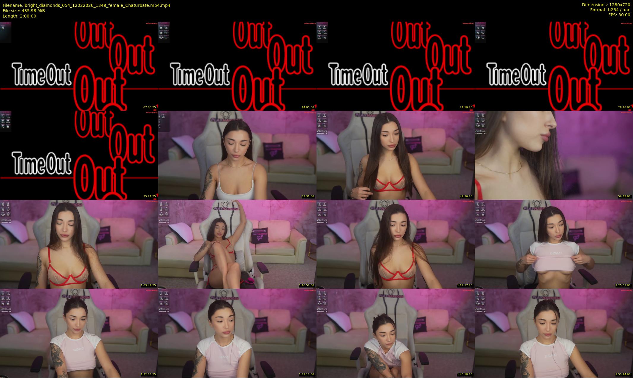 bright_diamonds_054 — 120 minute Chaturbate couple cam show recording, 720p, Feb 12, 2026