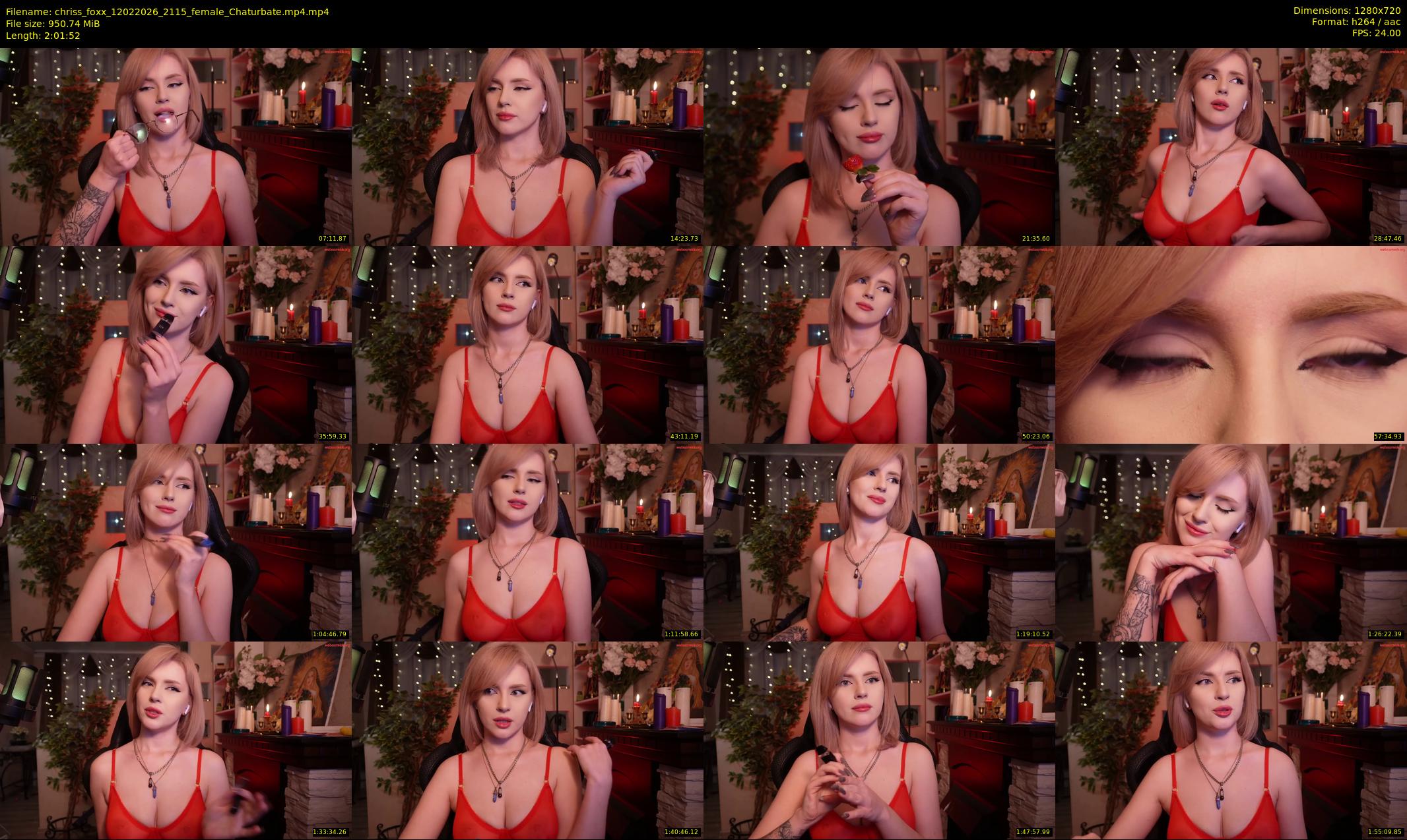 chriss_foxx — 122 minute Chaturbate female cam show recording, 720p, Feb 12, 2026