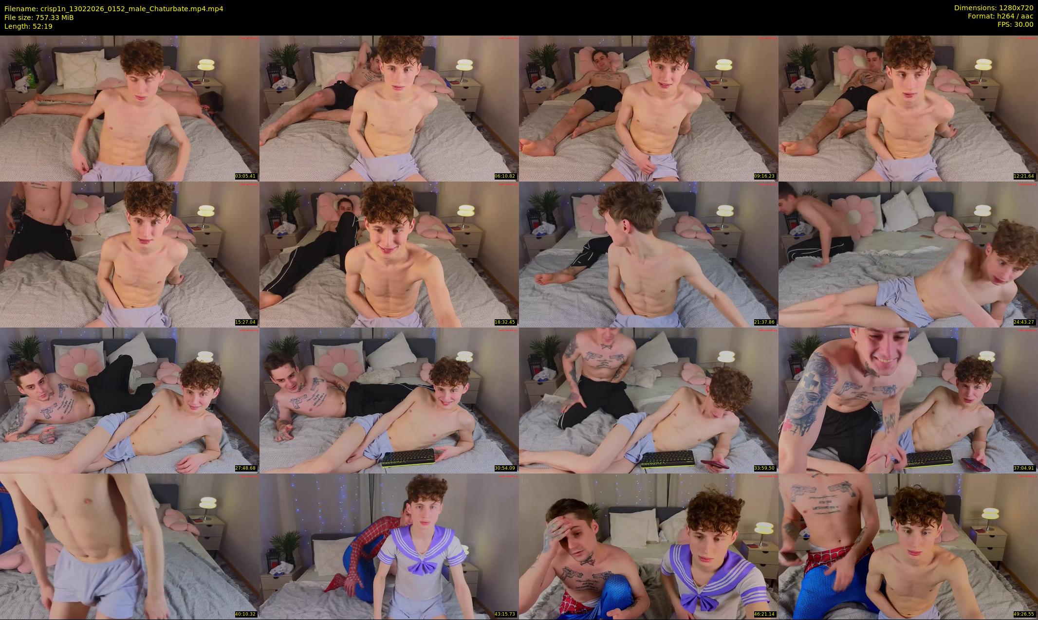 crisp1n — 53 minute Chaturbate male cam show recording, 720p, Feb 13, 2026