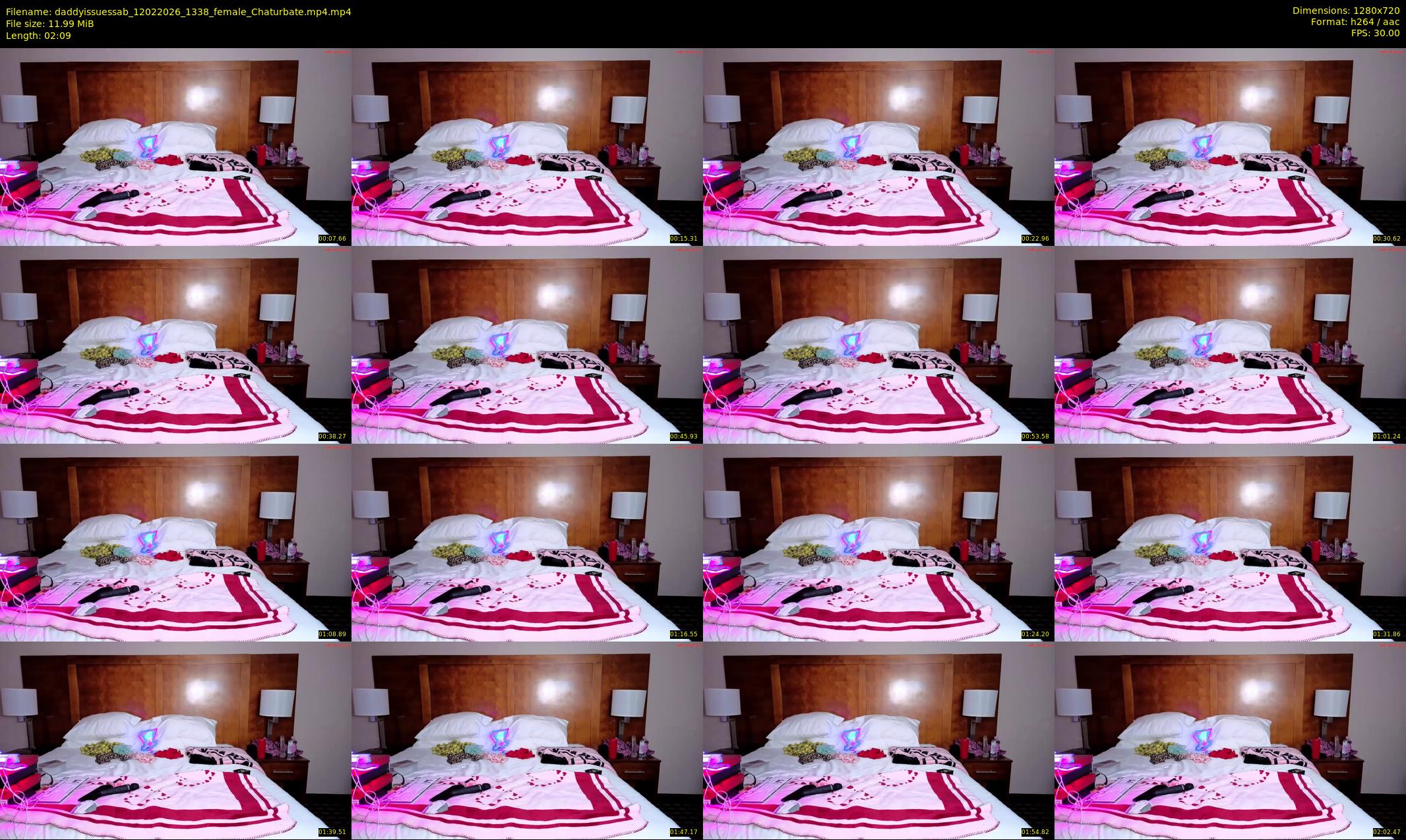 daddyissuessab — 3 minute Chaturbate female cam show recording, 720p, Feb 12, 2026
