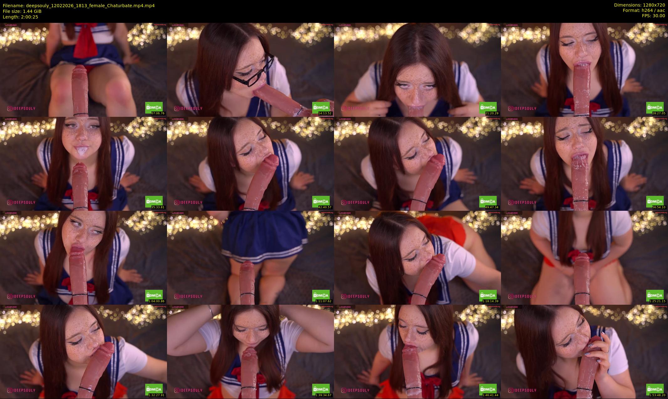 deepsouly — 121 minute Chaturbate female cam show recording, 720p, Feb 12, 2026