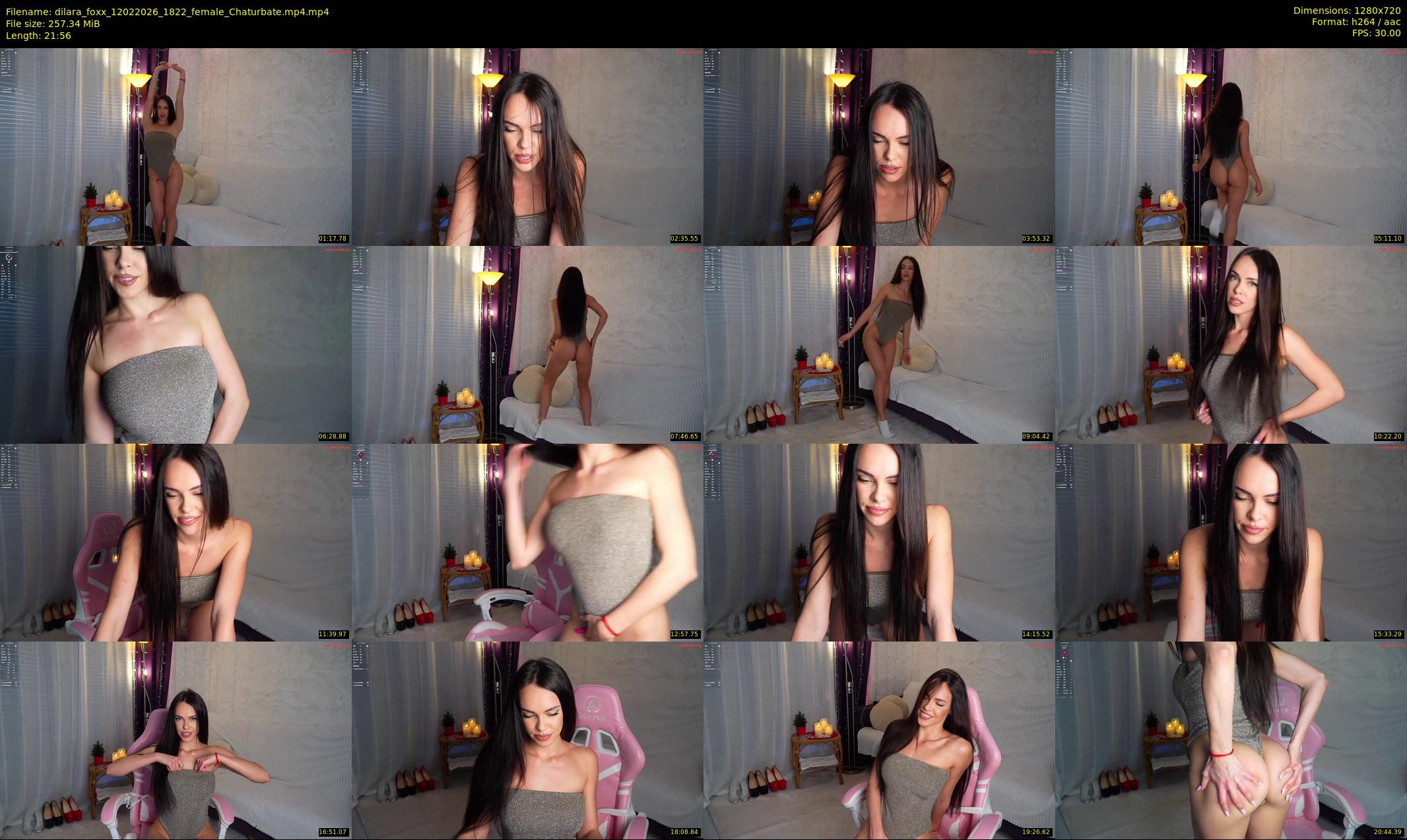dilara_foxx — 22 minute Chaturbate female cam show recording, 720p, Feb 12, 2026