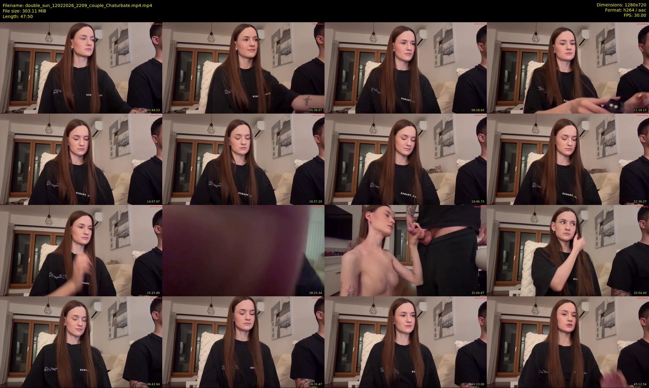 double_sun — 48 minute Chaturbate couple cam show recording, 720p, Feb 12, 2026