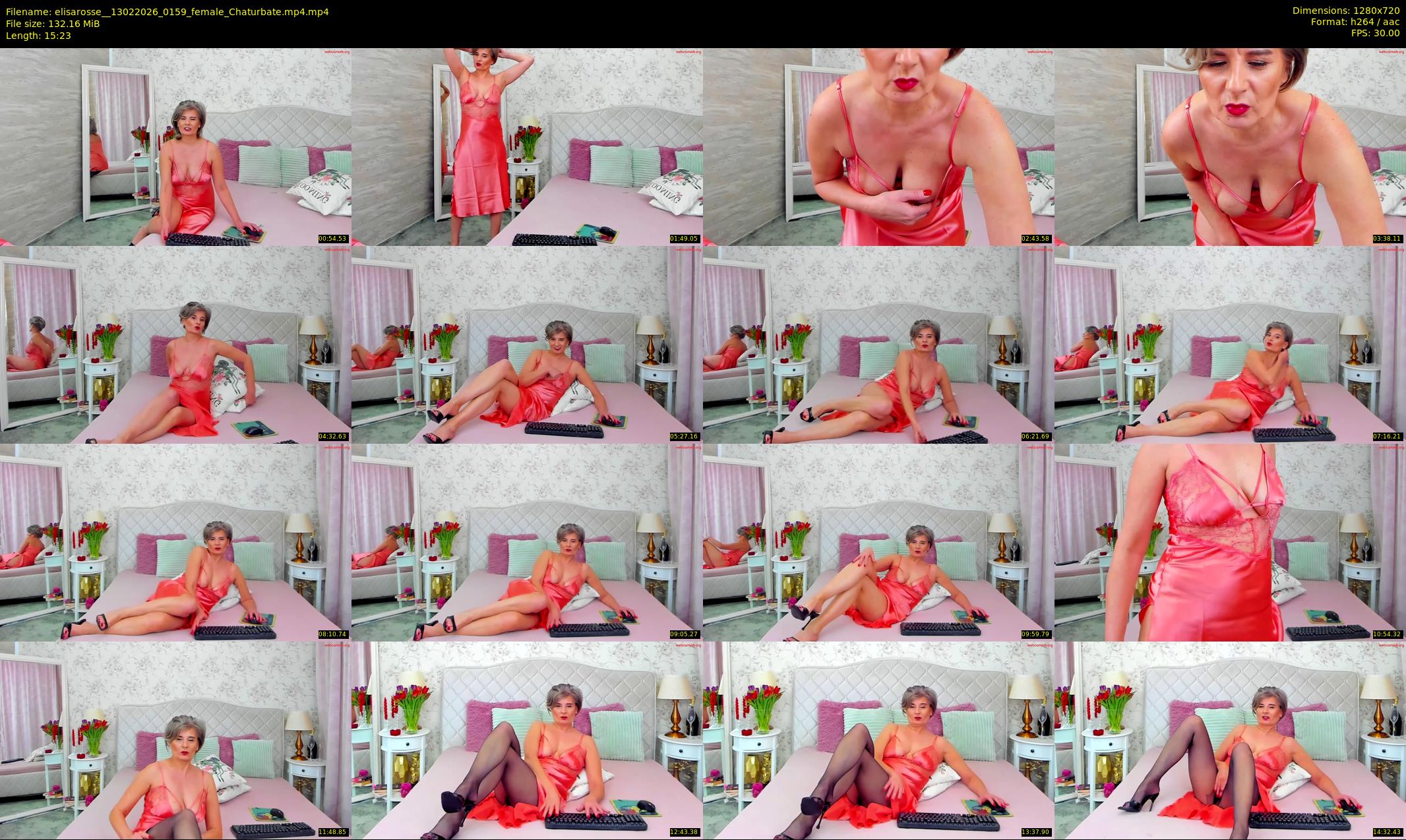 elisarosse_ — 16 minute Chaturbate female cam show recording, 720p, Feb 13, 2026