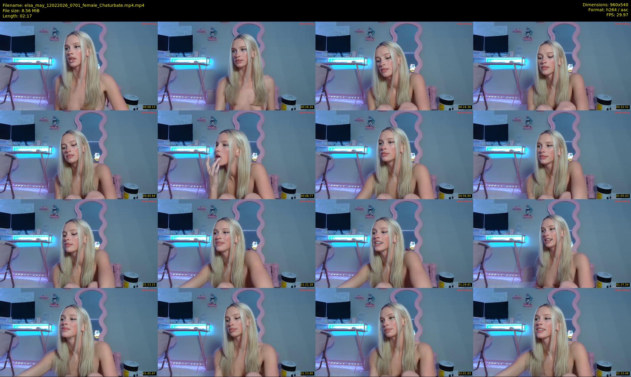 elsa_may — 3 minute Chaturbate female cam show recording, 480p, Feb 12, 2026