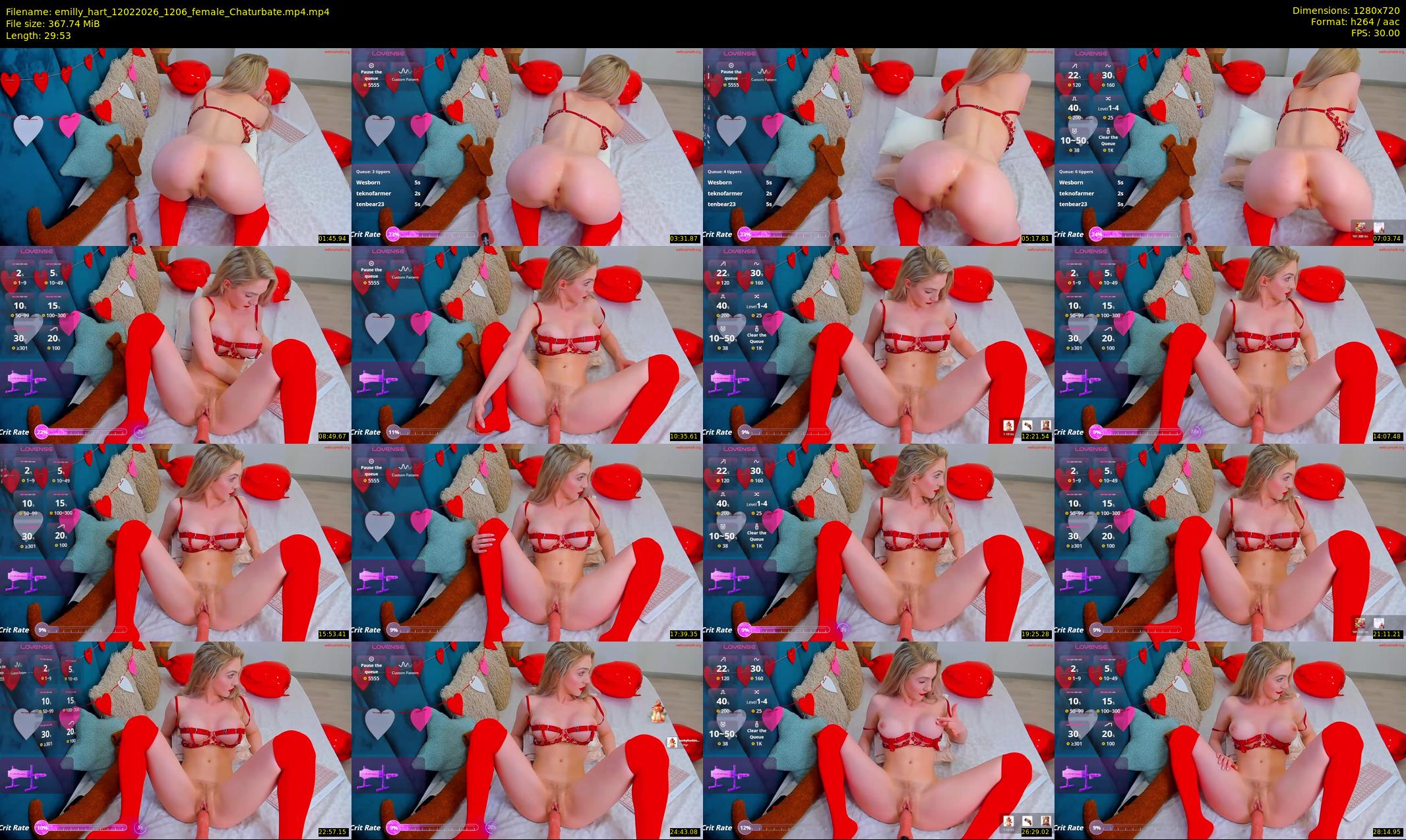 emilly_hart — 30 minute Chaturbate female cam show recording, 720p, Feb 12, 2026
