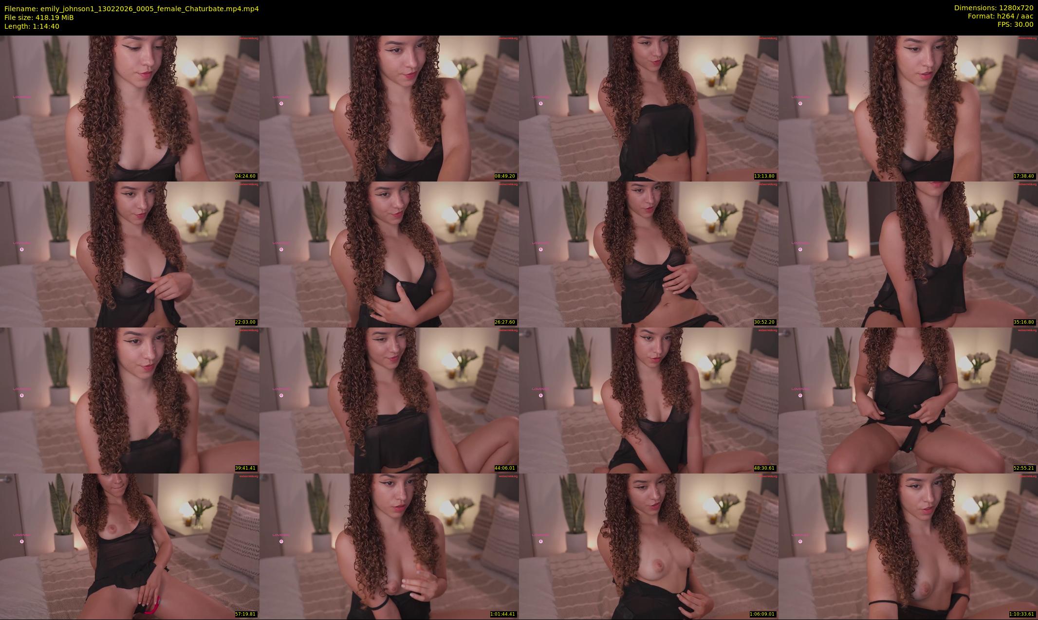 emily_johnson1 — 75 minute Chaturbate female cam show recording, 720p, Feb 13, 2026