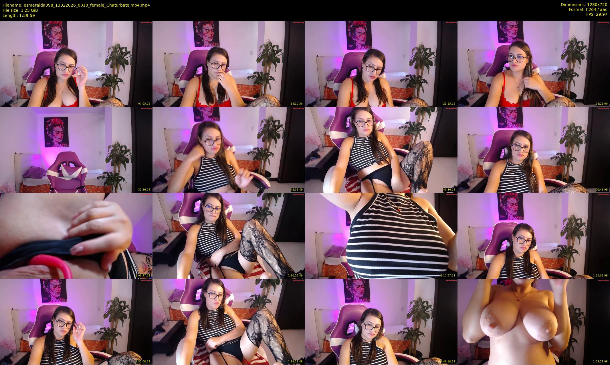 esmeralda098 — 120 minute Chaturbate female cam show recording, 720p, Feb 13, 2026