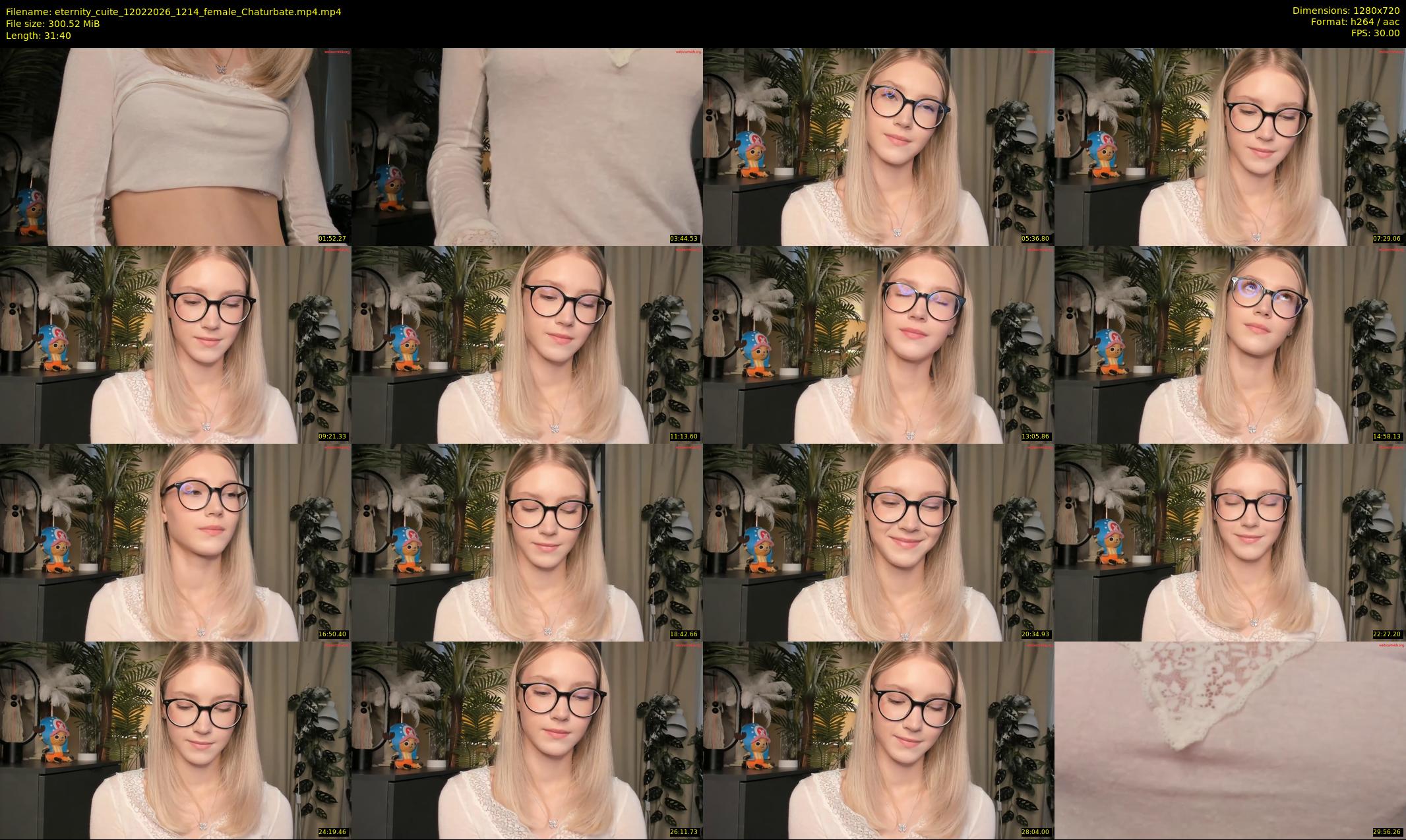 eternity_cuite — 32 minute Chaturbate female cam show recording, 720p, Feb 12, 2026