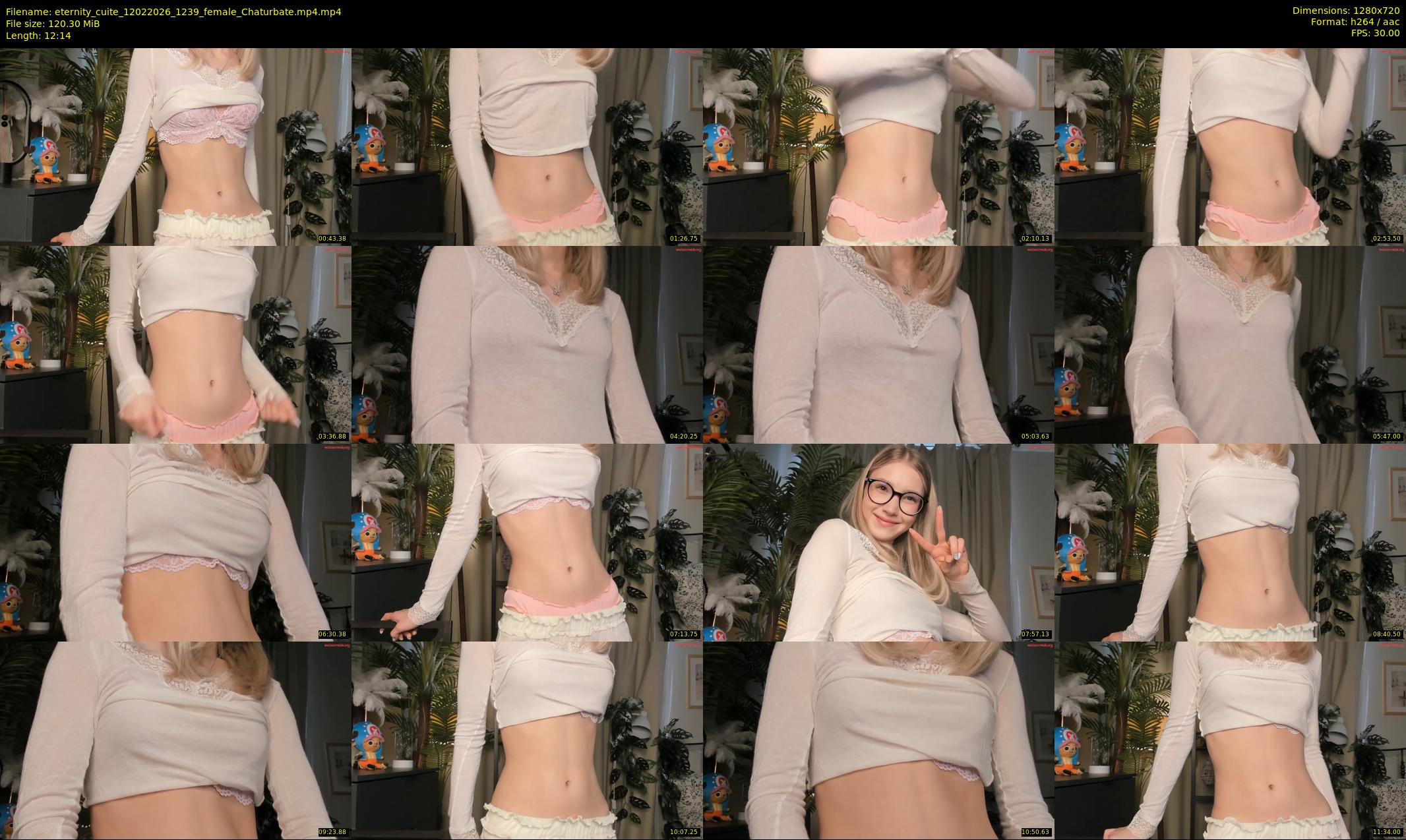 eternity_cuite — 13 minute Chaturbate female cam show recording, 720p, Feb 12, 2026