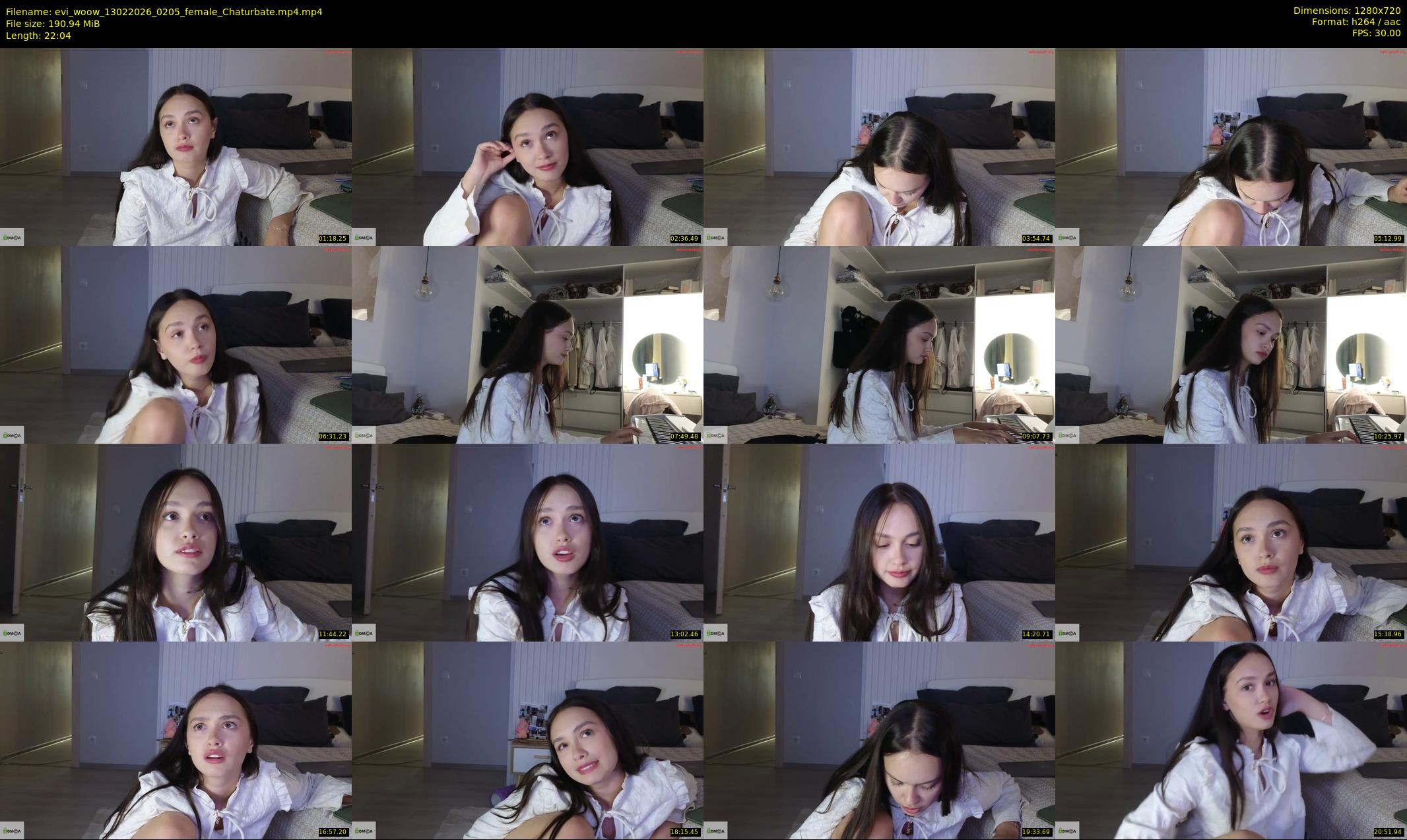 evi_woow — 23 minute Chaturbate female cam show recording, 720p, Feb 13, 2026