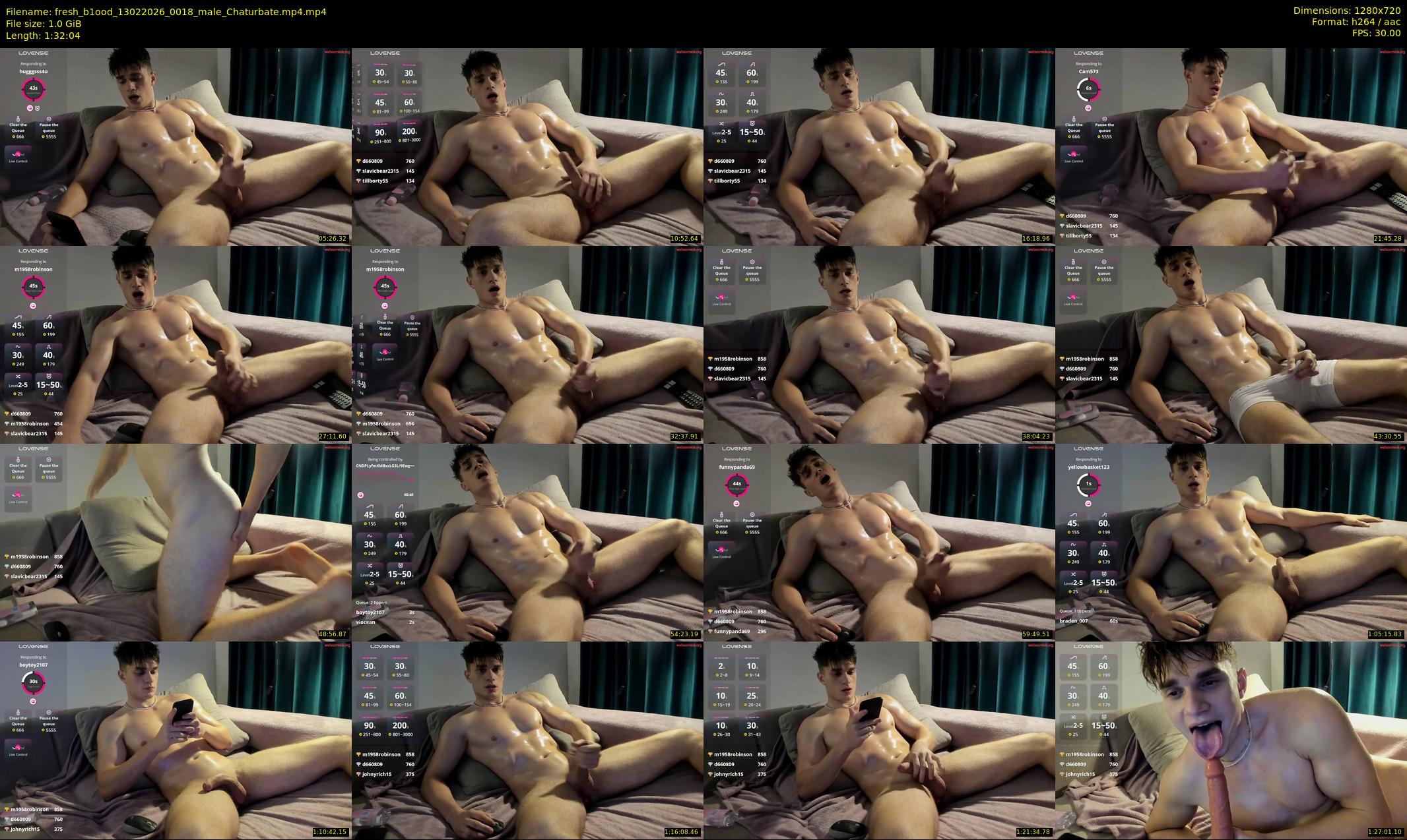 fresh_b1ood — 93 minute Chaturbate male cam show recording, 720p, Feb 13, 2026