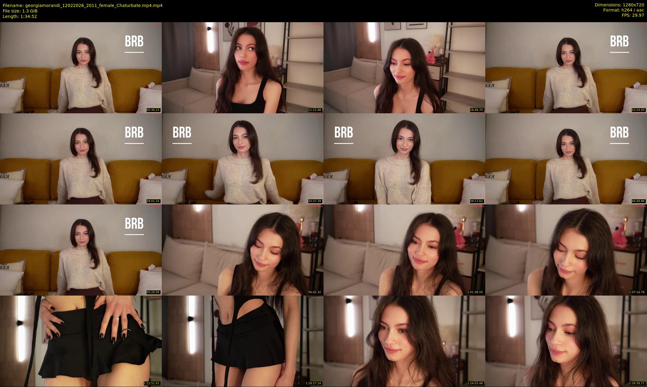 georgiamorandi — 95 minute Chaturbate female cam show recording, 720p, Feb 12, 2026