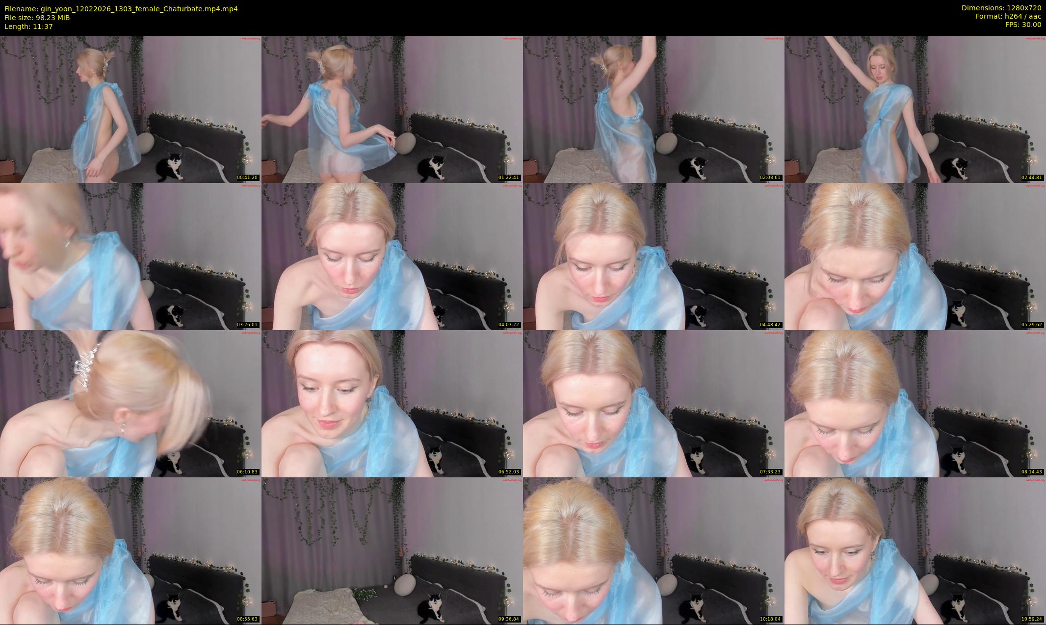 gin_yoon — 12 minute Chaturbate female cam show recording, 720p, Feb 12, 2026