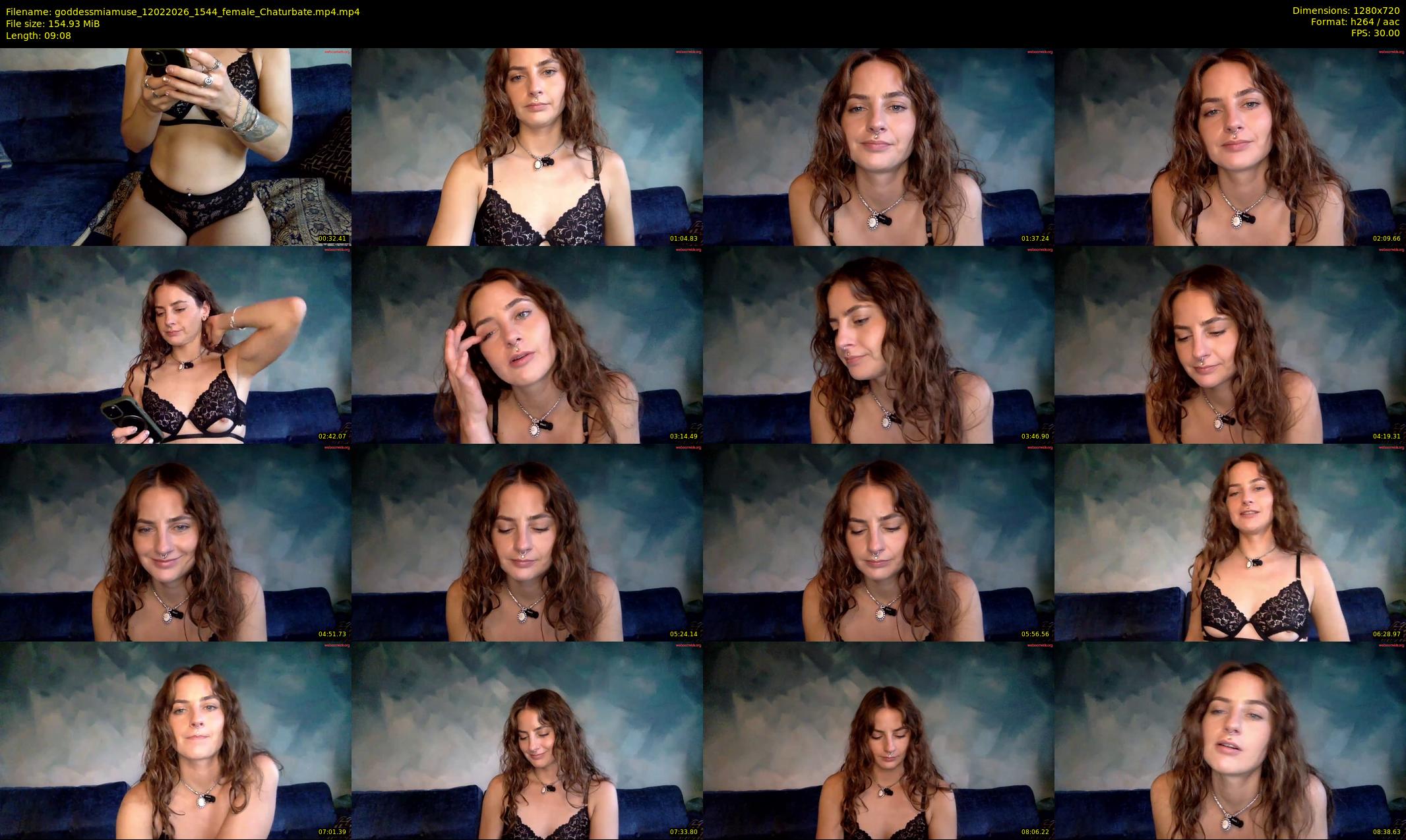 goddessmiamuse — 10 minute Chaturbate female cam show recording, 720p, Feb 12, 2026