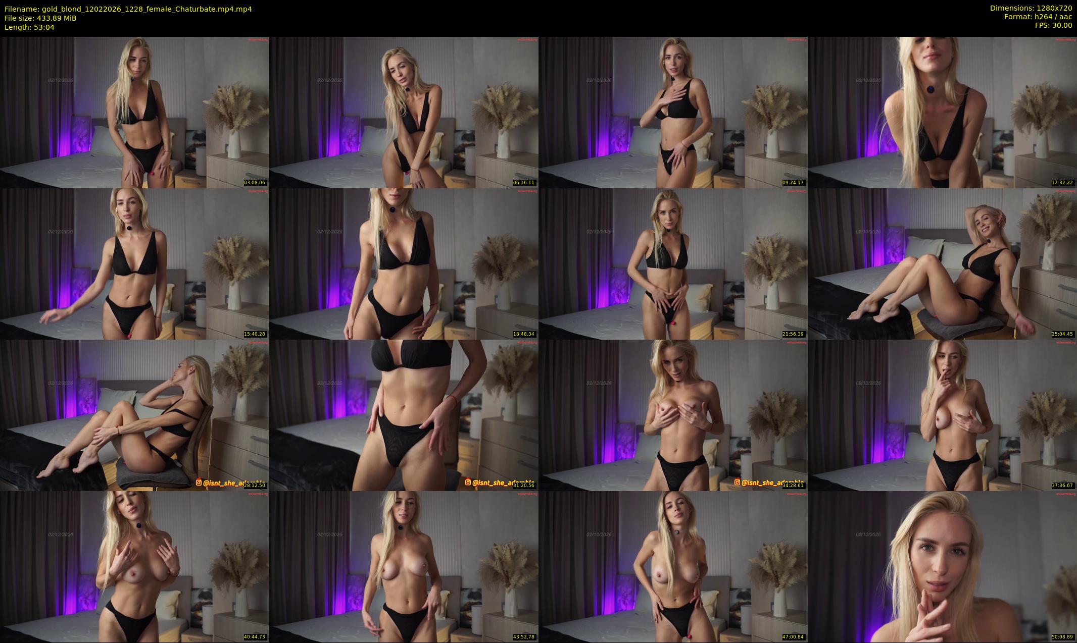 gold_blond — 54 minute Chaturbate female cam show recording, 720p, Feb 12, 2026