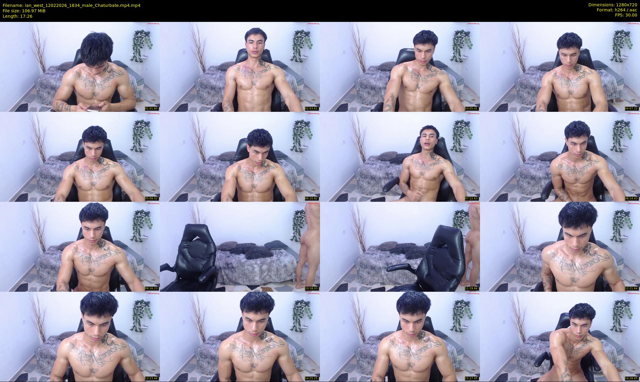 ian_west — 18 minute Chaturbate male cam show recording, 720p, Feb 12, 2026