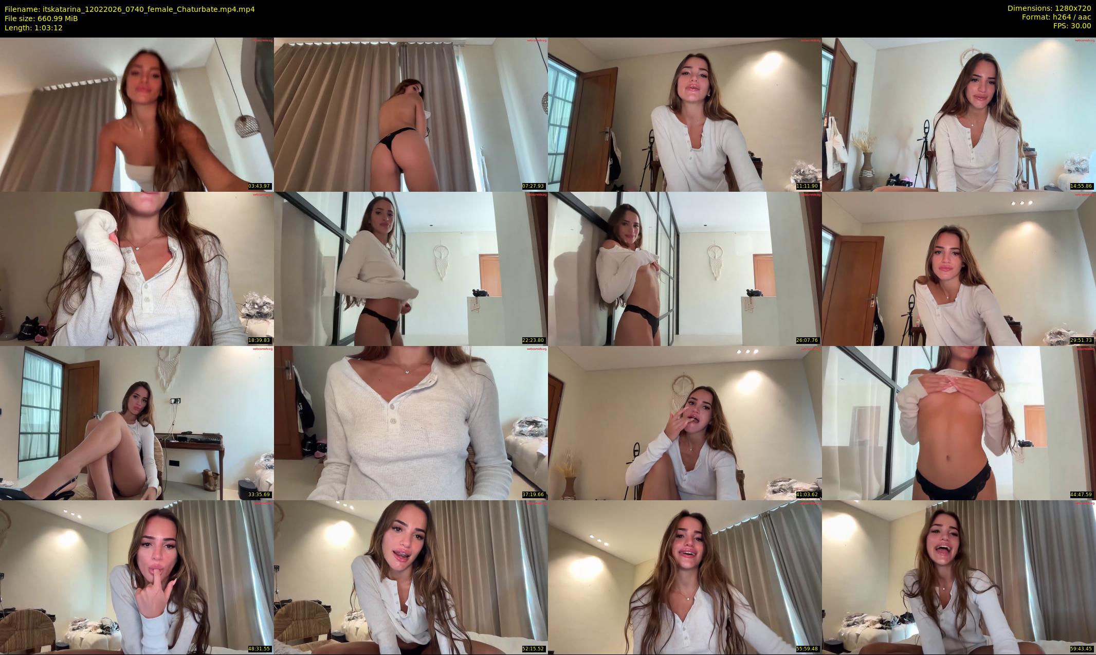itskatarina — 64 minute Chaturbate female cam show recording, 720p, Feb 12, 2026